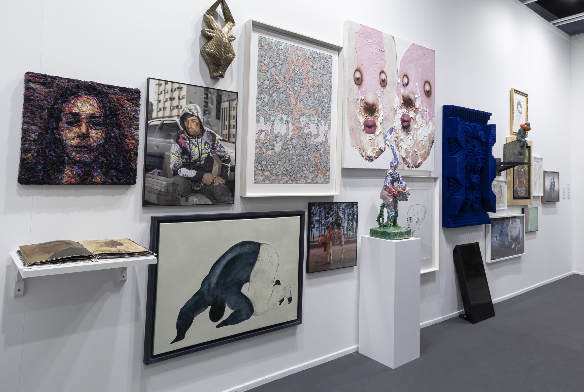 Installation View of Dastan's Booth Art Dubai 2023.