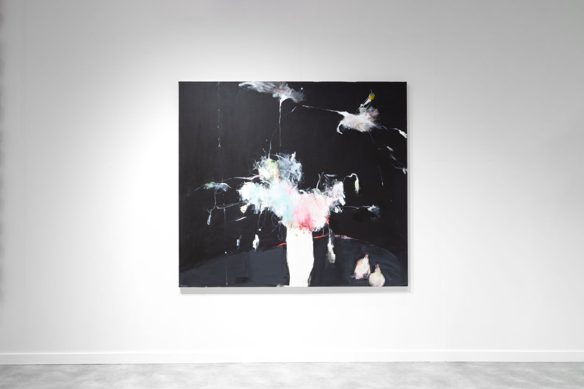 Installation view of a group presentation at Frieze New York 2023