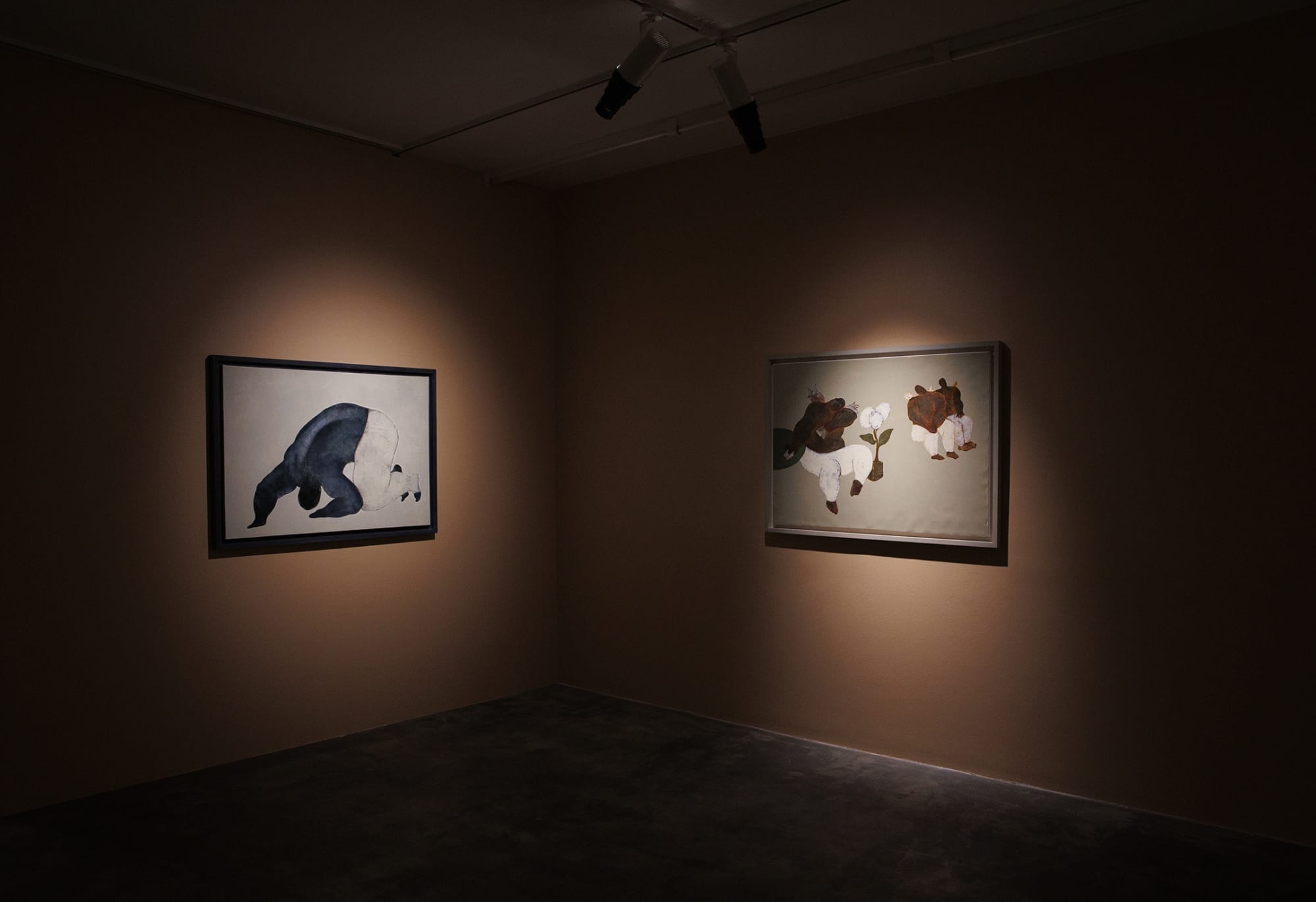Installation view of Game a solo exhibition of works by Mohammad Hossein Maher.