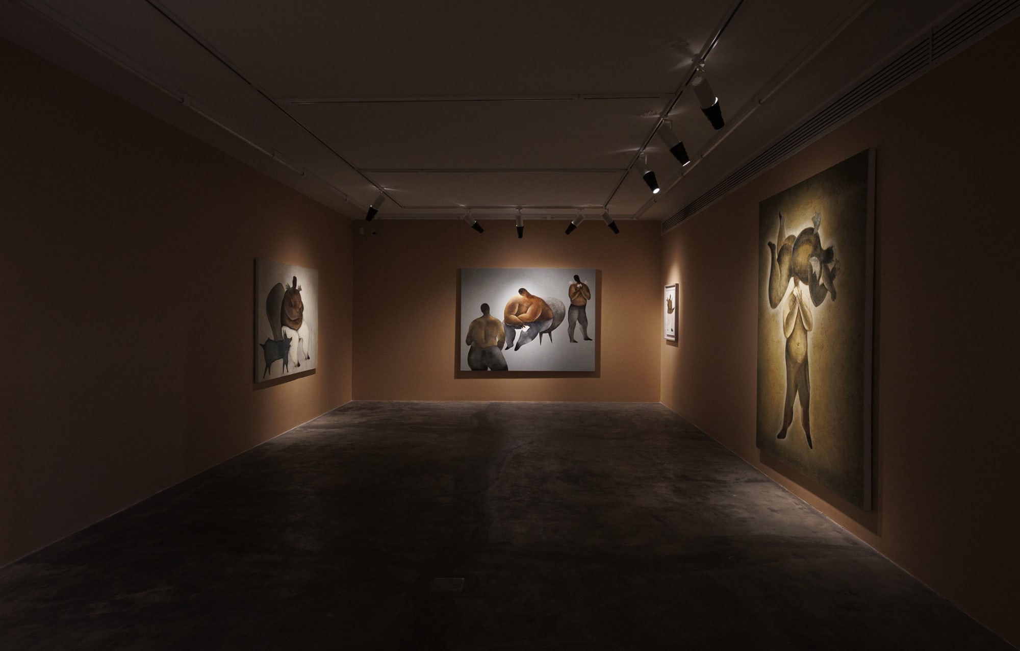 Installation view of Game a solo exhibition of works by Mohammad Hossein Maher.