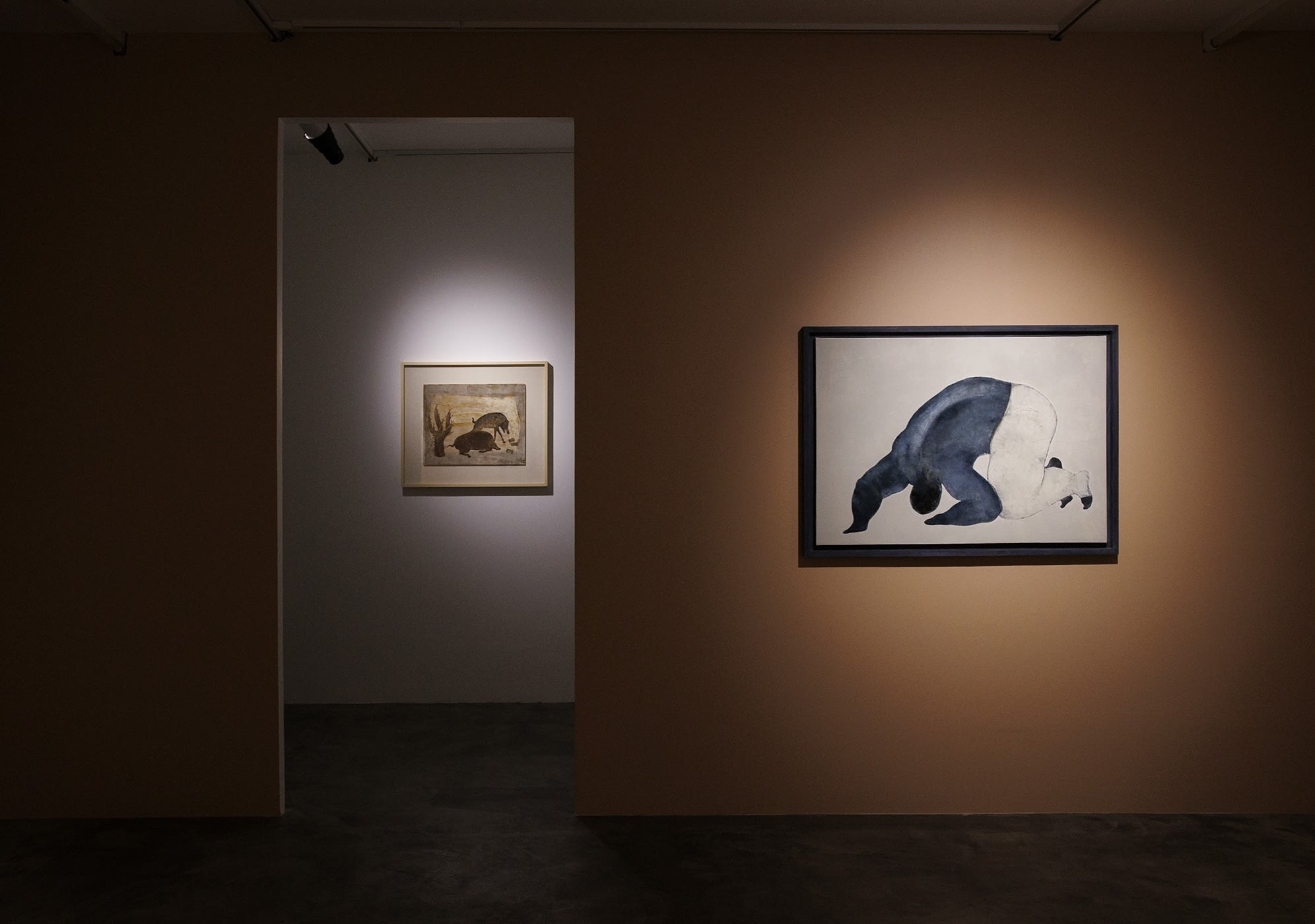 Installation view of Game a solo exhibition of works by Mohammad Hossein Maher.