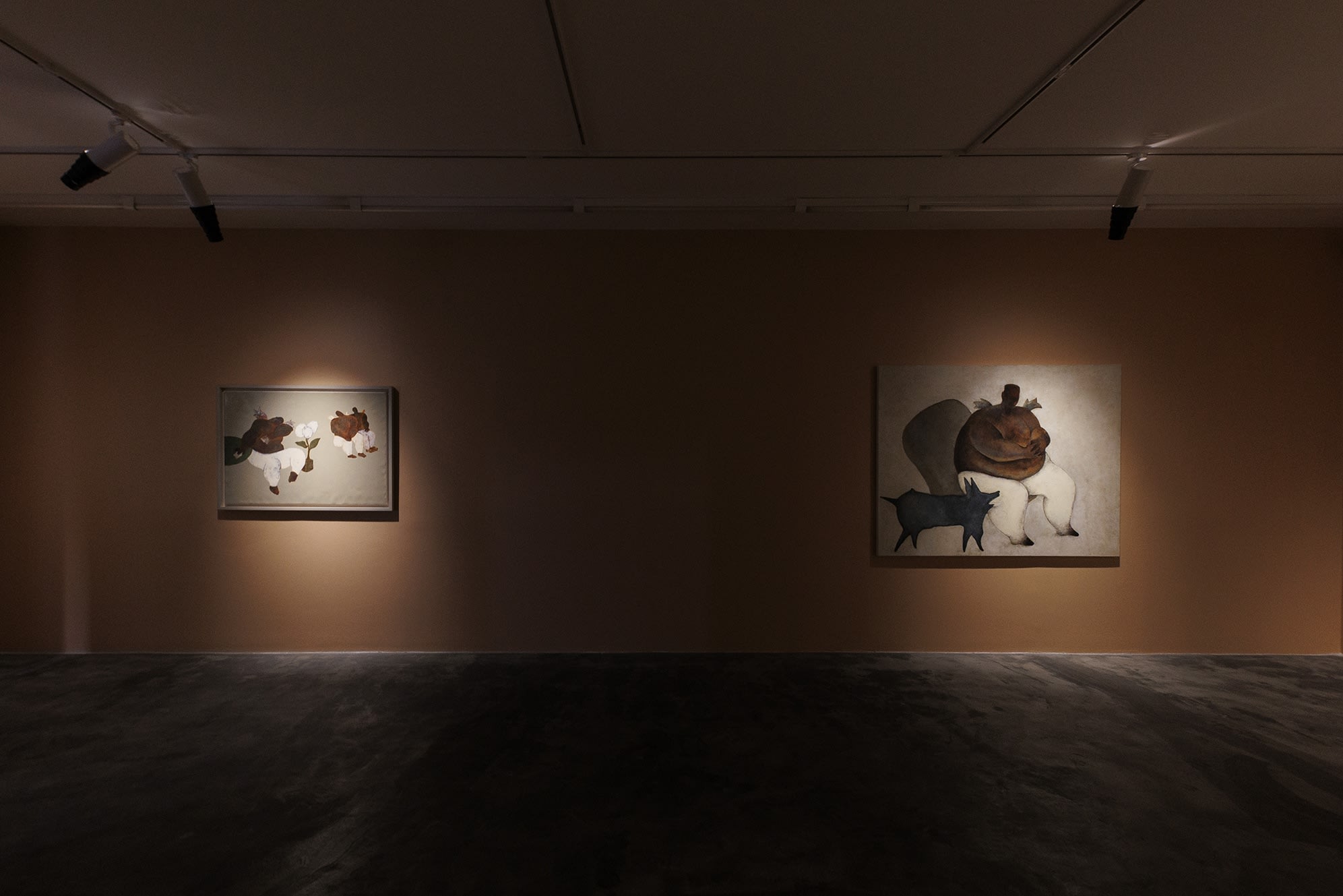 Installation view of Game a solo exhibition of works by Mohammad Hossein Maher.
