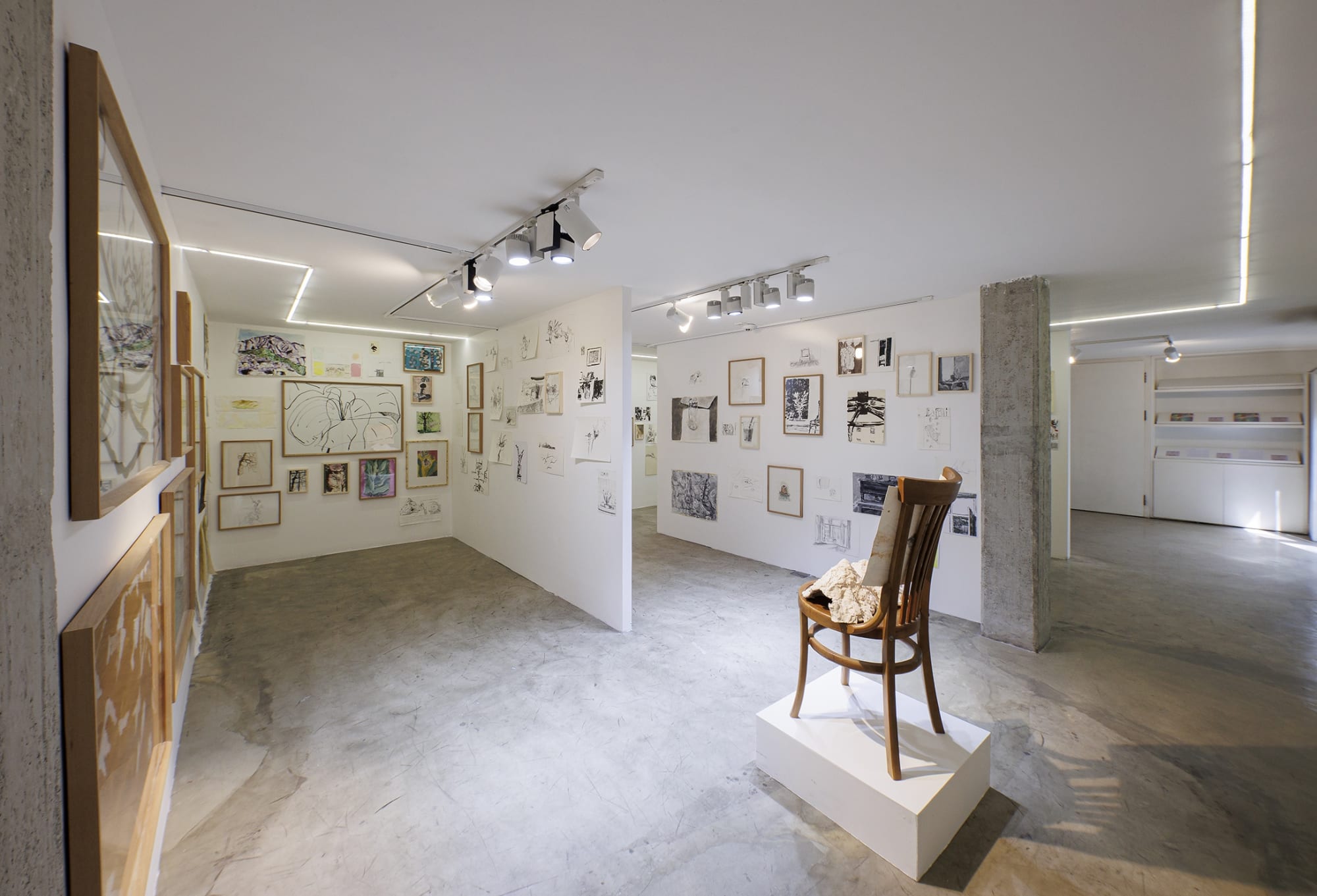 Installation View of 175 Trials & Errors by Sam Samiee at Dastan's Basement.