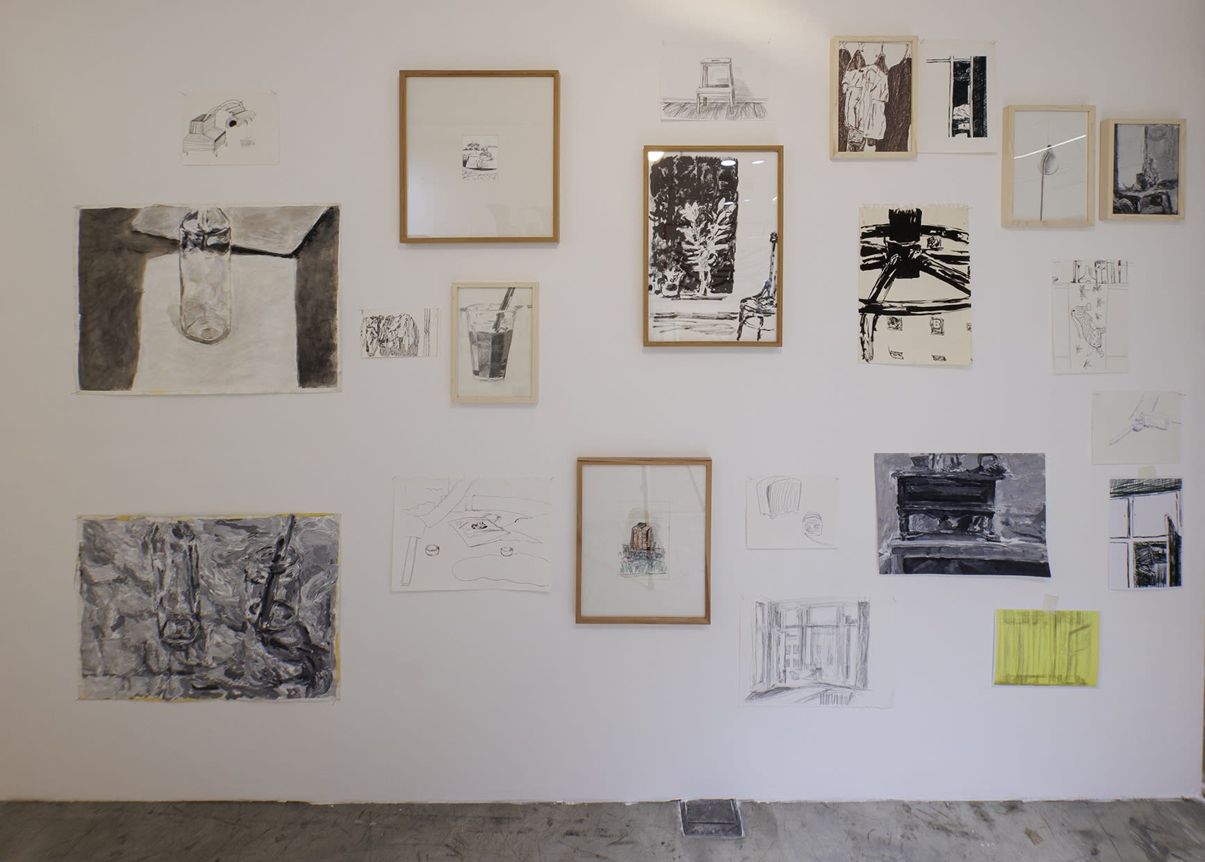 Installation View of 175 Trials & Errors by Sam Samiee at Dastan's Basement.