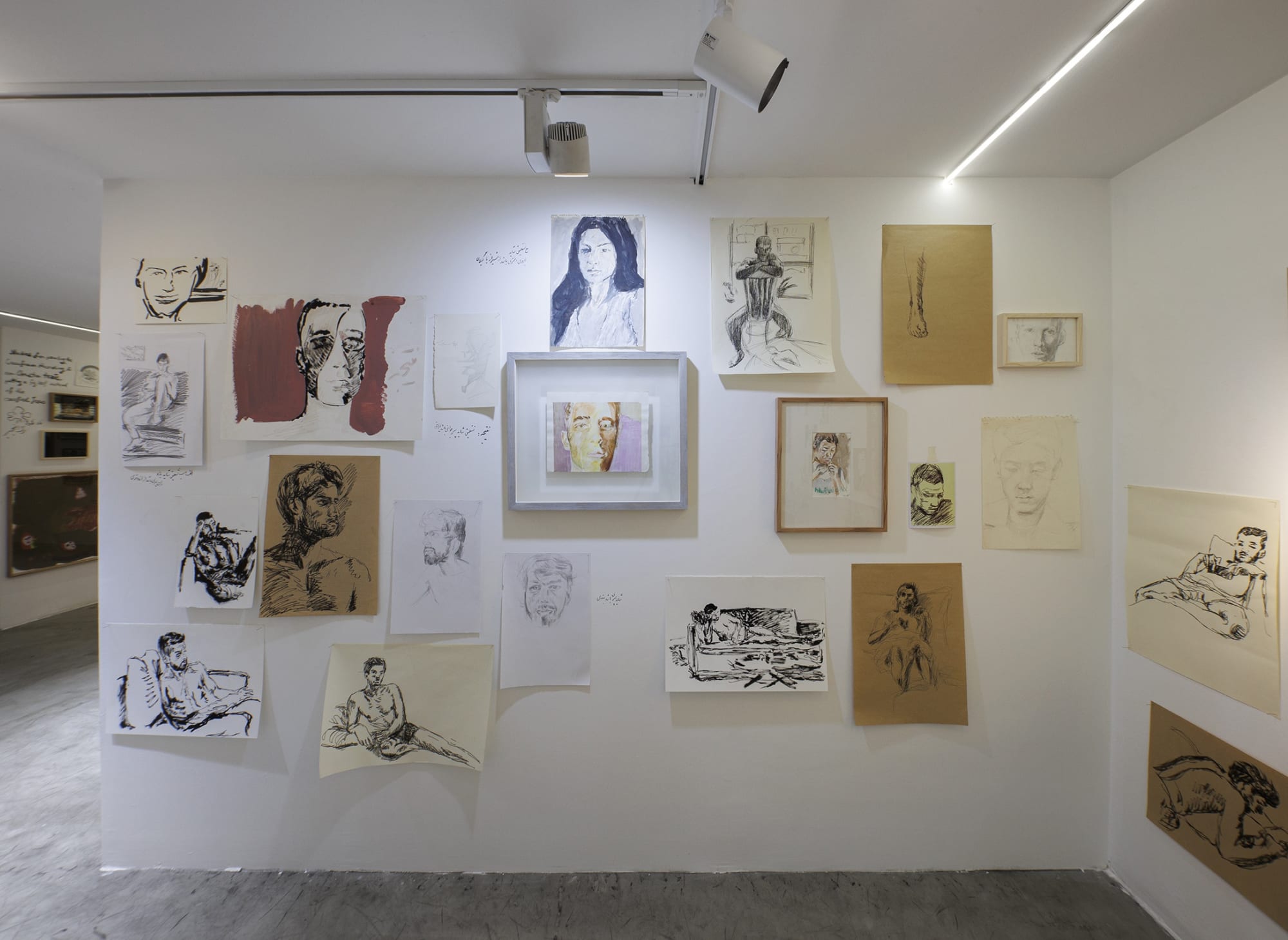 Installation View of 175 Trials & Errors by Sam Samiee at Dastan's Basement.