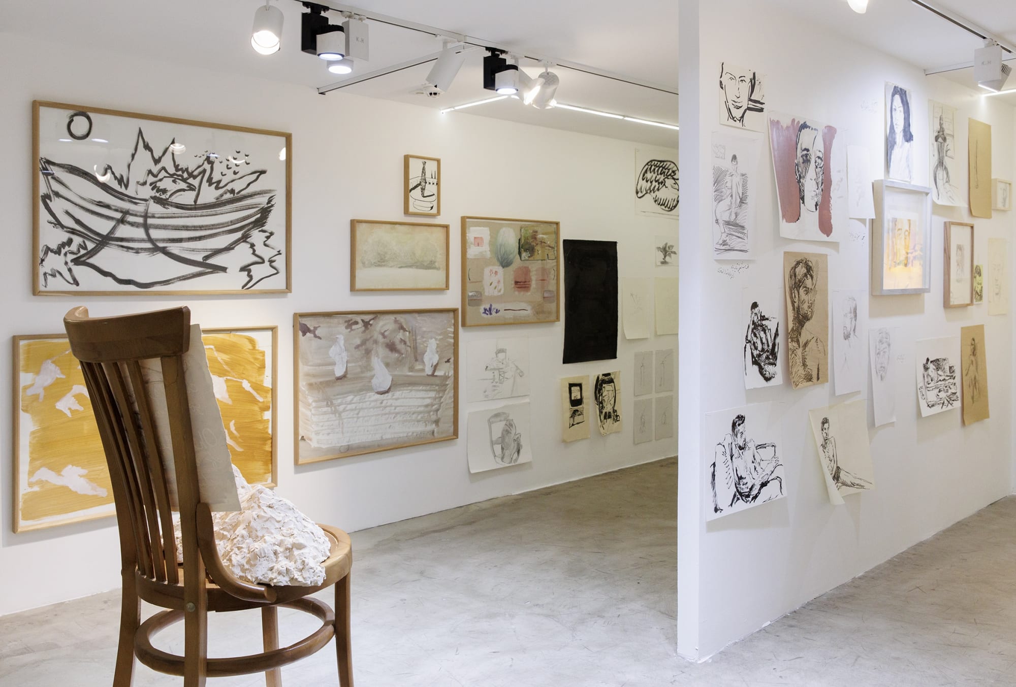 Installation View of 175 Trials & Errors by Sam Samiee at Dastan's Basement.