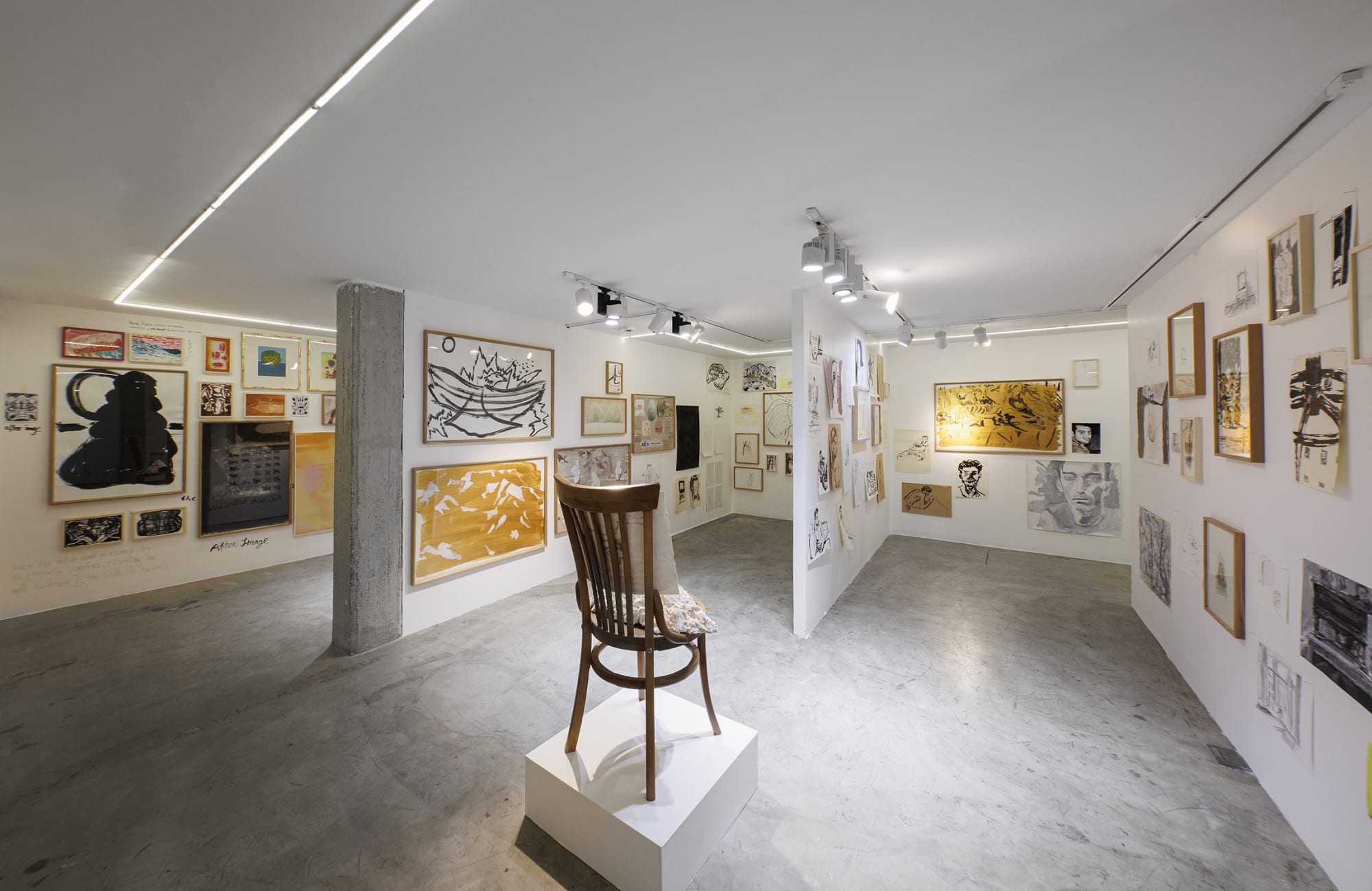 Installation View of 175 Trials & Errors by Sam Samiee at Dastan's Basement.