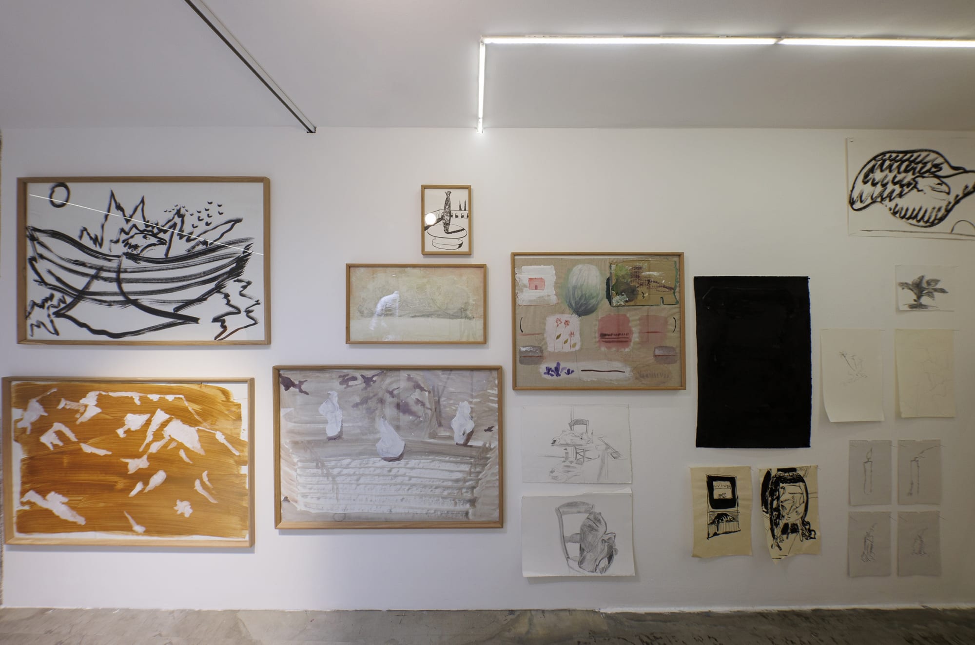 Installation View of 175 Trials & Errors by Sam Samiee at Dastan's Basement.