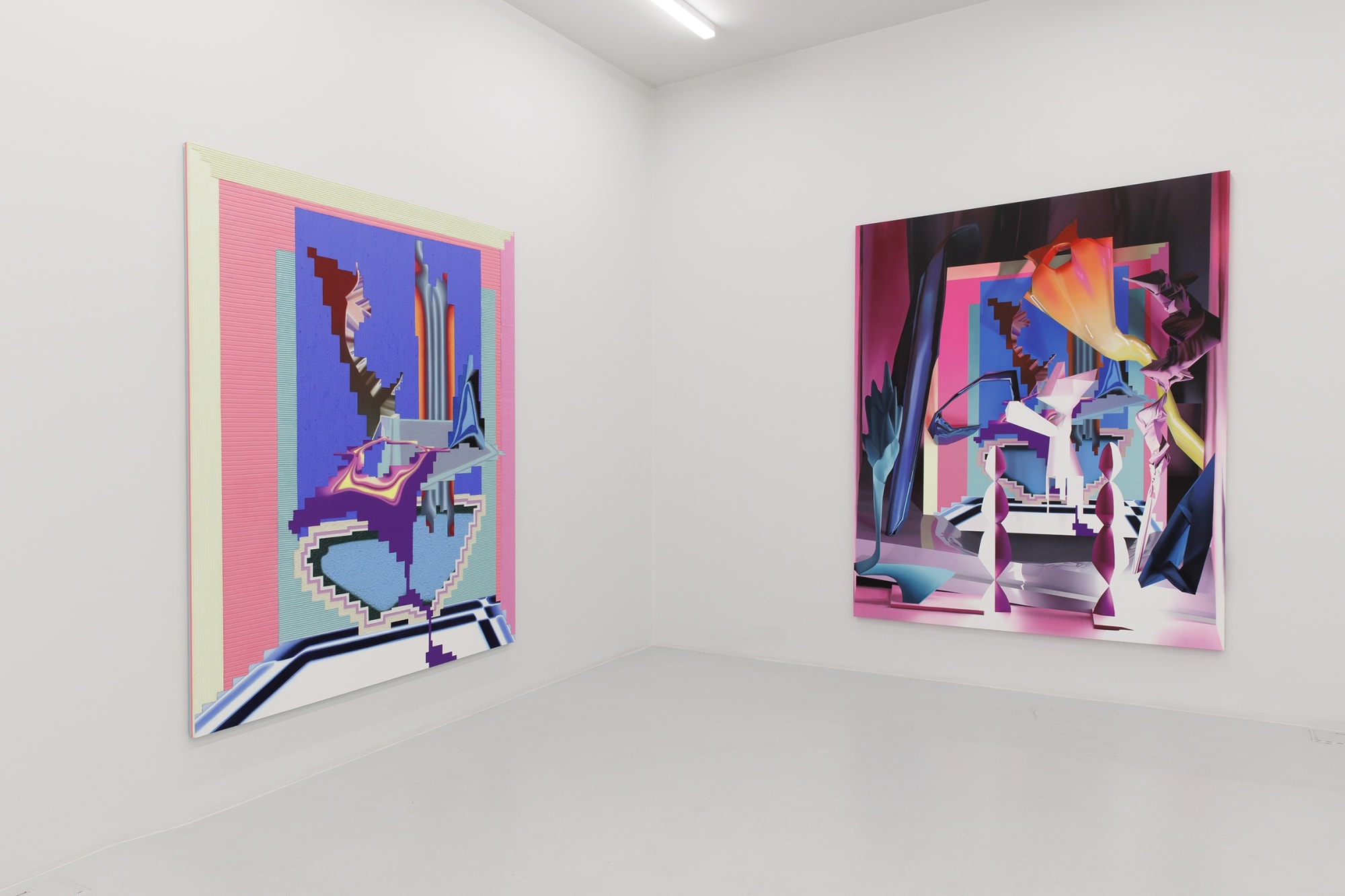 Installation view of Prospect a group presentation at Parallel Circuit.