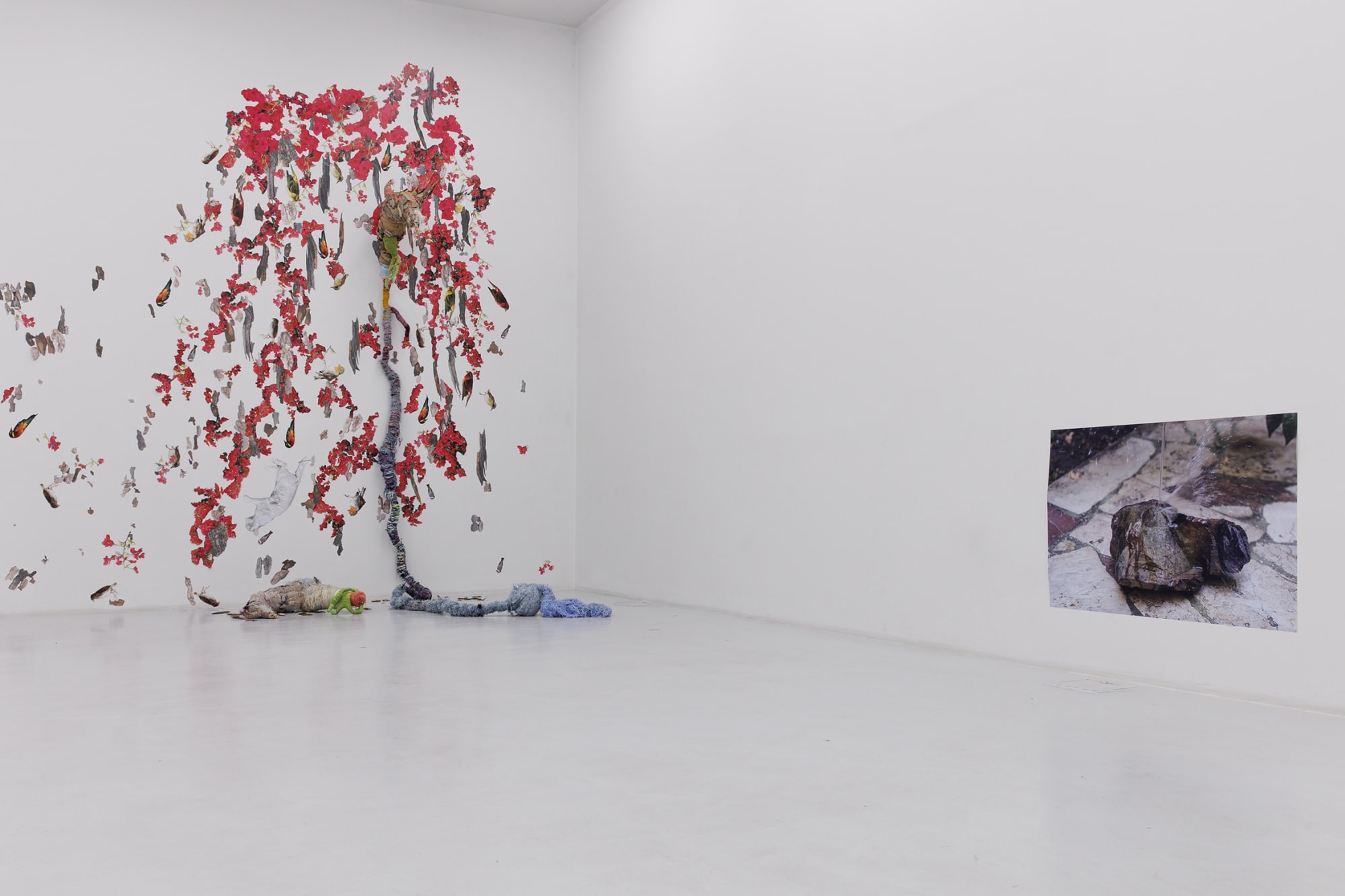 Installation view of Prospect 2 a group show at Parallel Circuit.