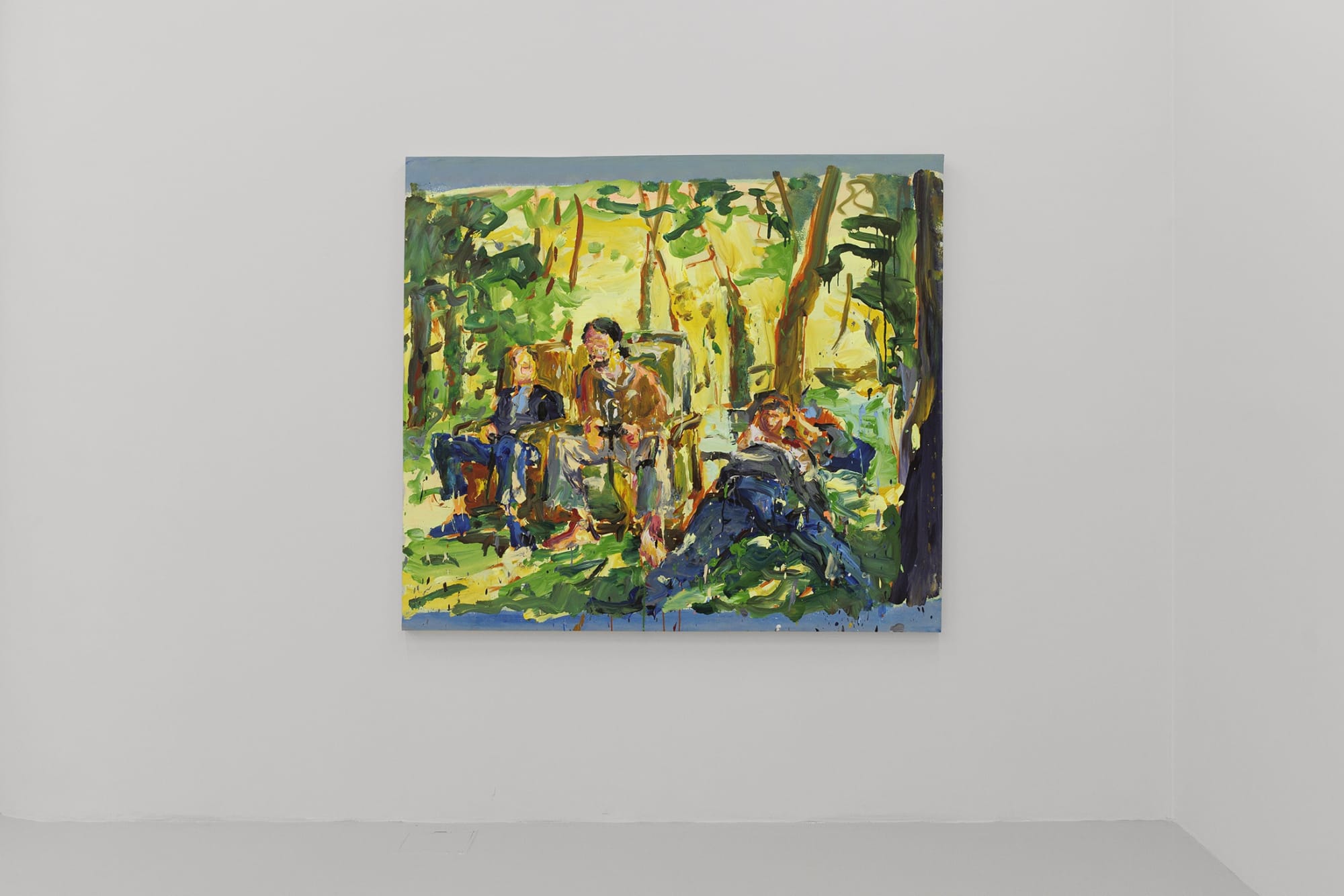 Installation View of a solo exhibition Darbedar-e Hamishegi at Parallel Circuit.