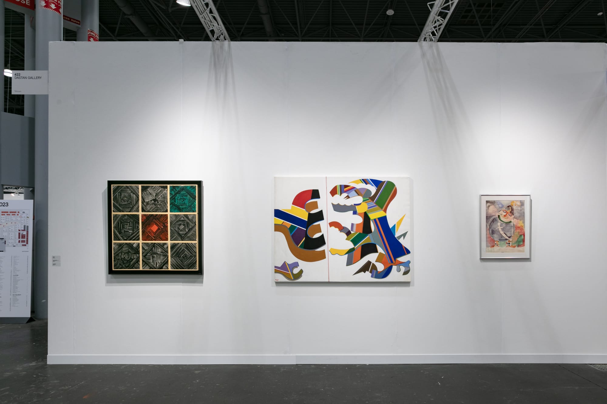 Installation View of Dastan's Booth in The Armory Show 2023.