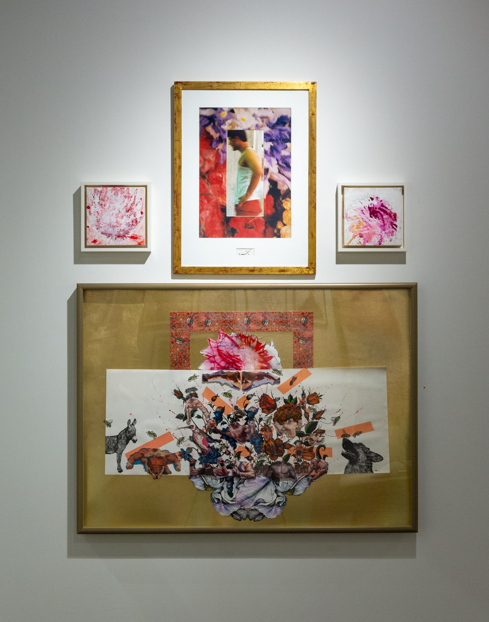 Installation View of Retrospective Part 1 solo exhibition of works by Fereydoon Av in Dubai 2023.