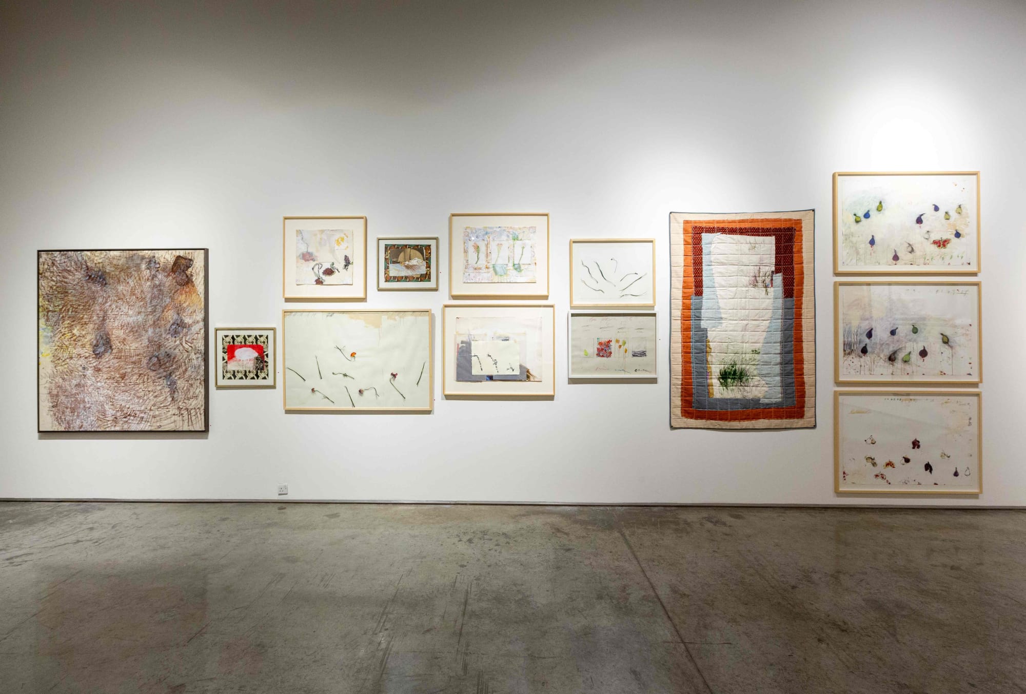 Installation View of Retrospective Part 1 solo exhibition of works by Fereydoon Av in Dubai 2023.