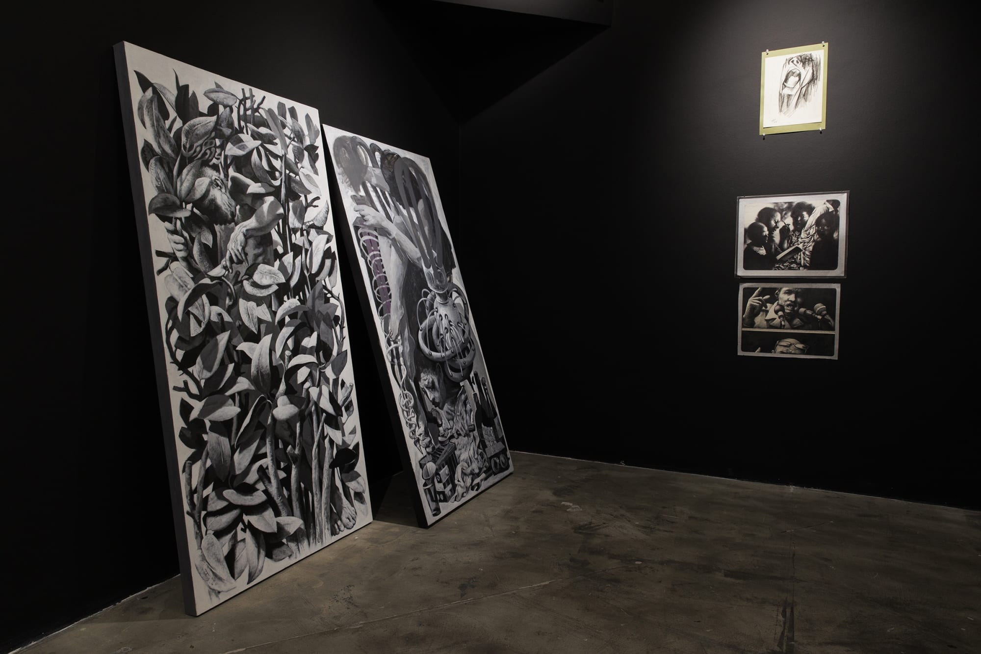 Installation View of L O G Y solo exhibition works of Mehrdad Mohebali at +2, 2023