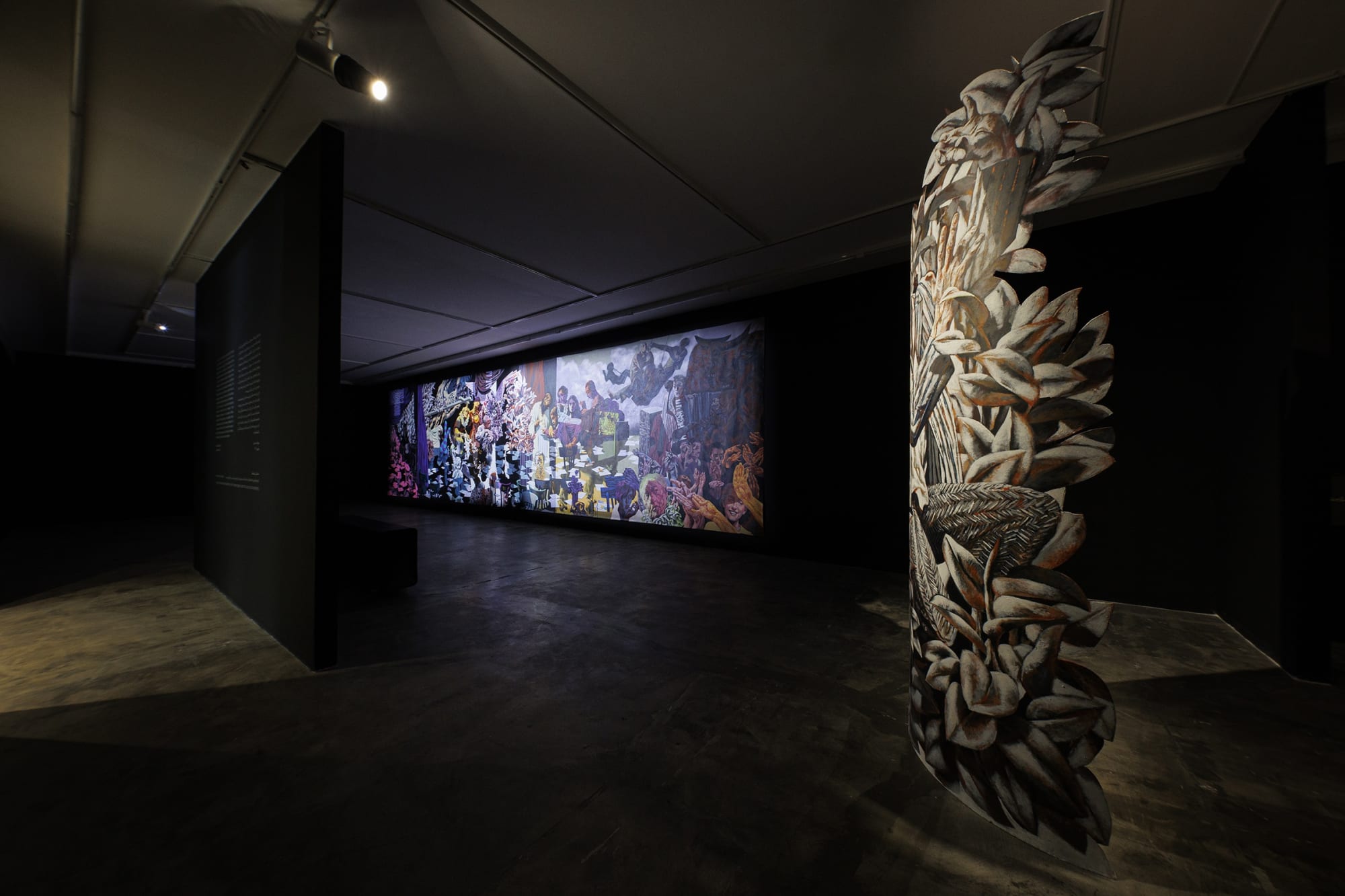 Installation View of L O G Y solo exhibition works of Mehrdad Mohebali at +2, 2023
