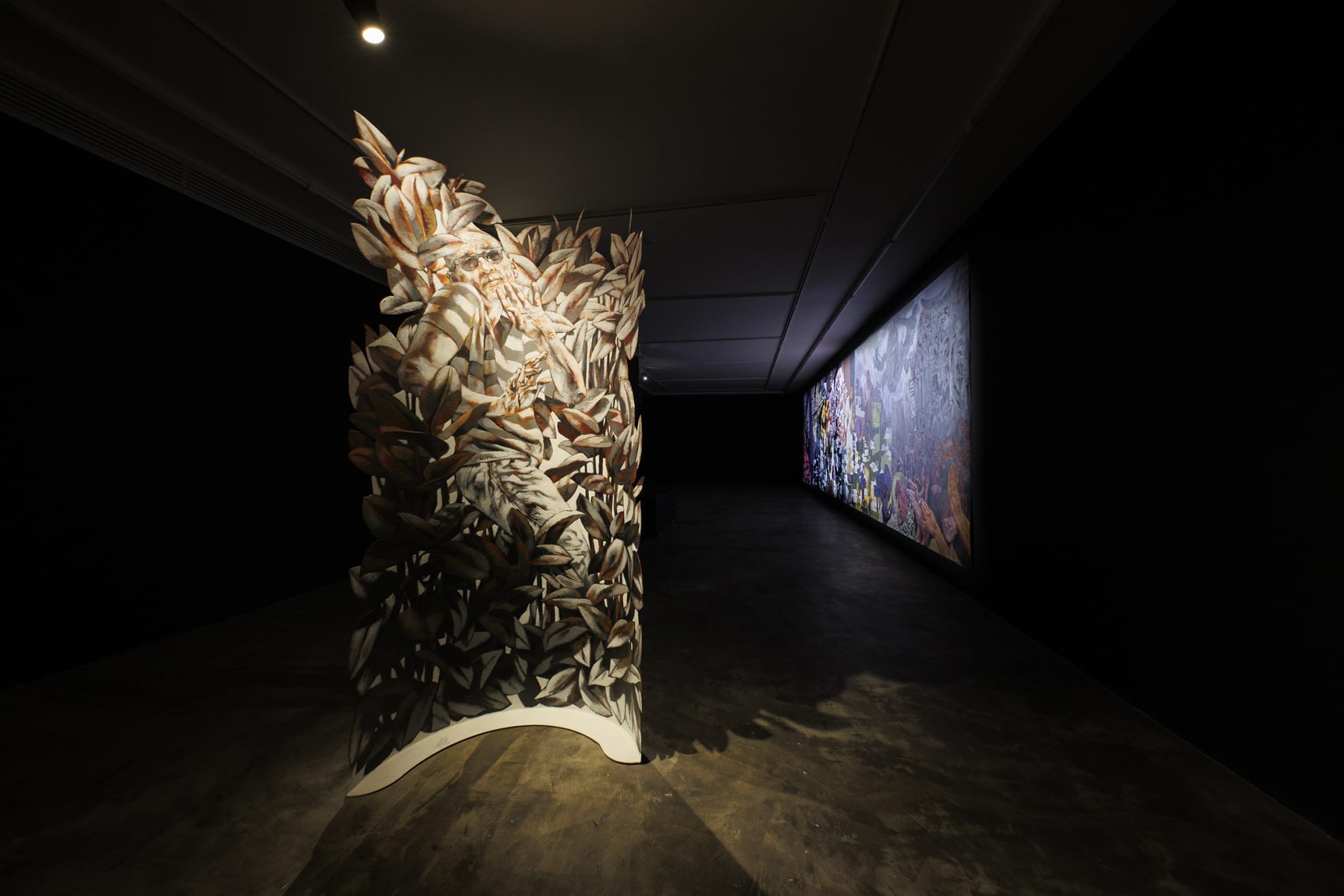 Installation View of L O G Y solo exhibition works of Mehrdad Mohebali at +2, 2023