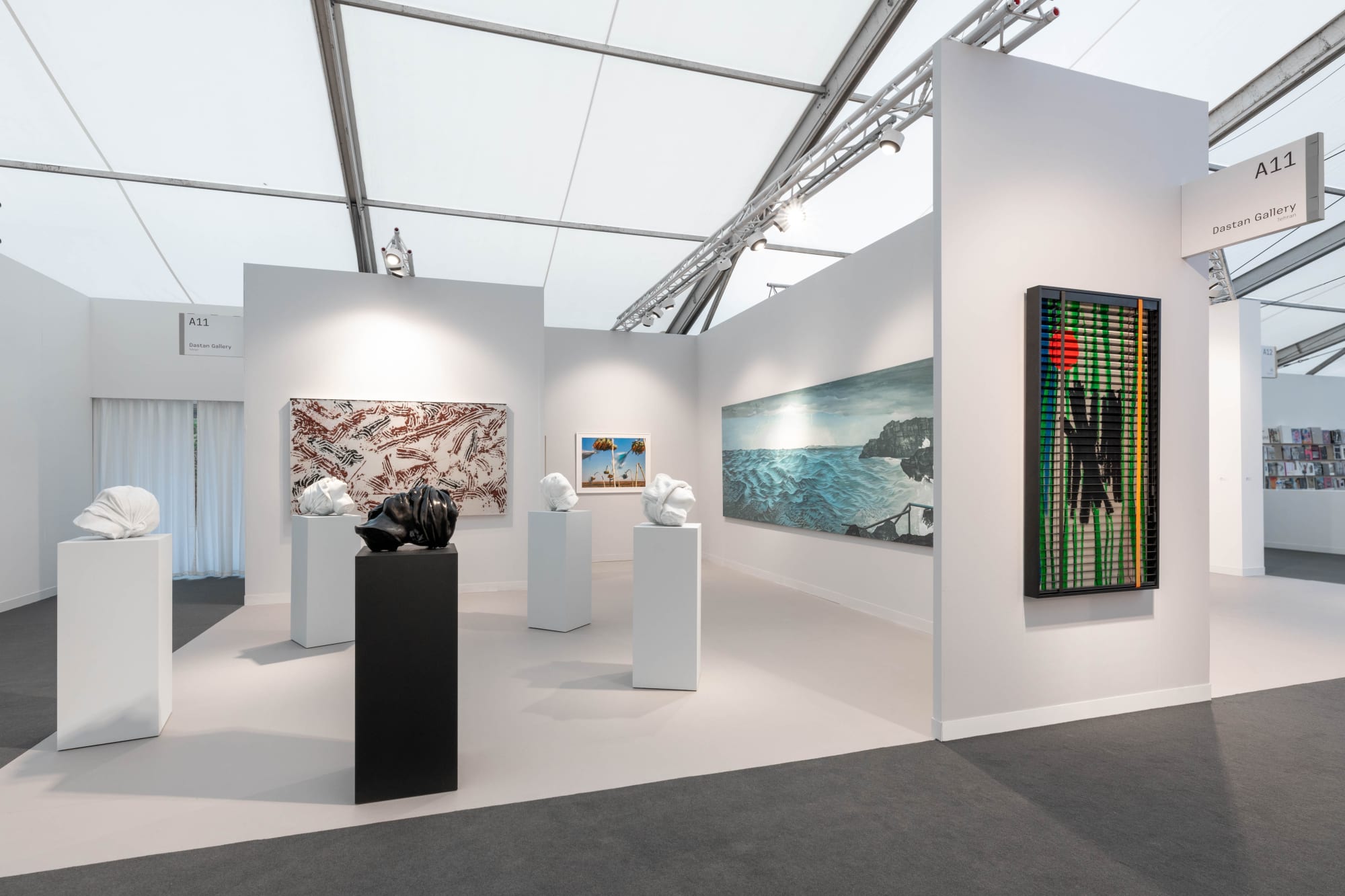 Installation View of Dastan's Booth at Frieze London, 2023