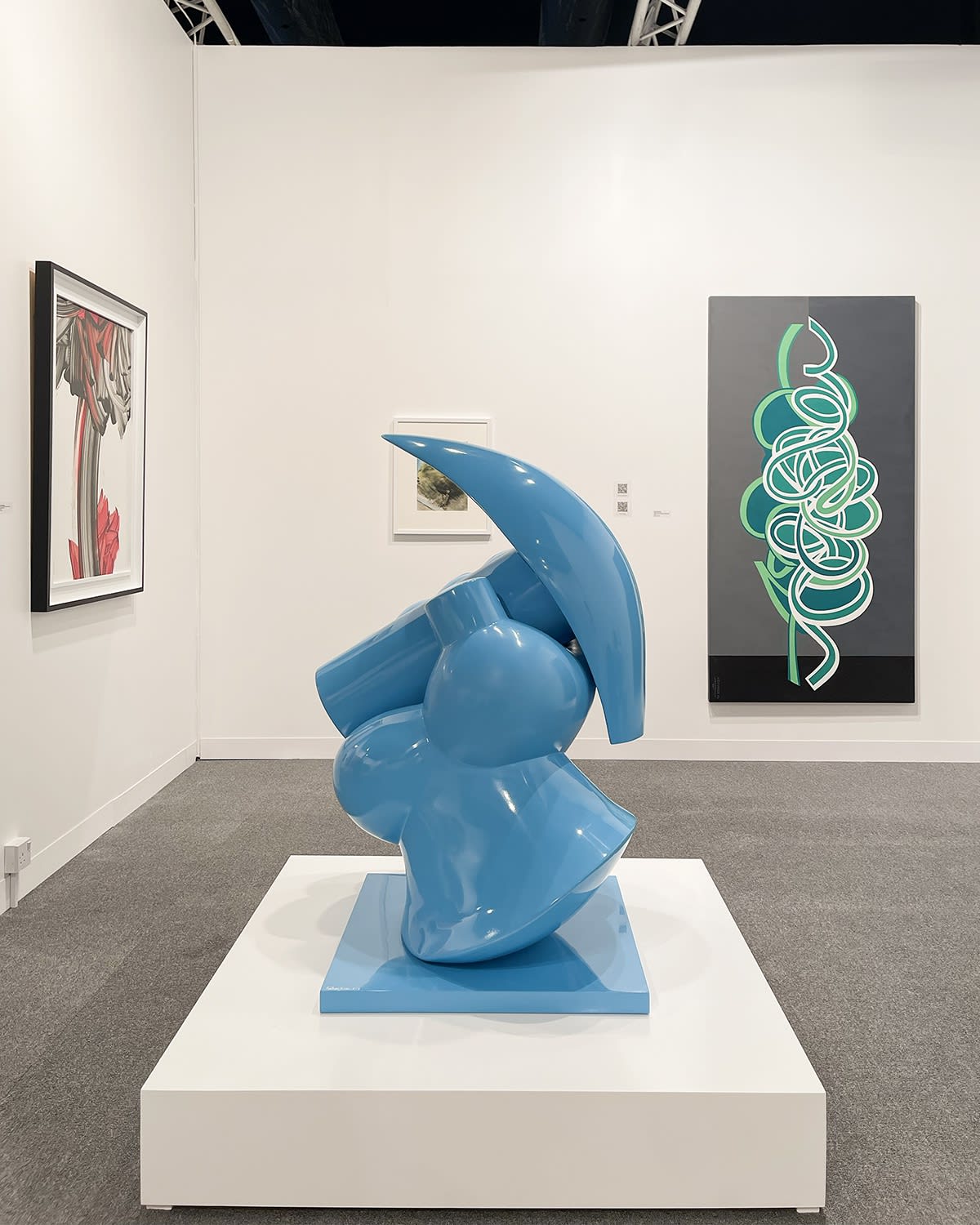 Installation view of group presentation at Abu Dabi Art.