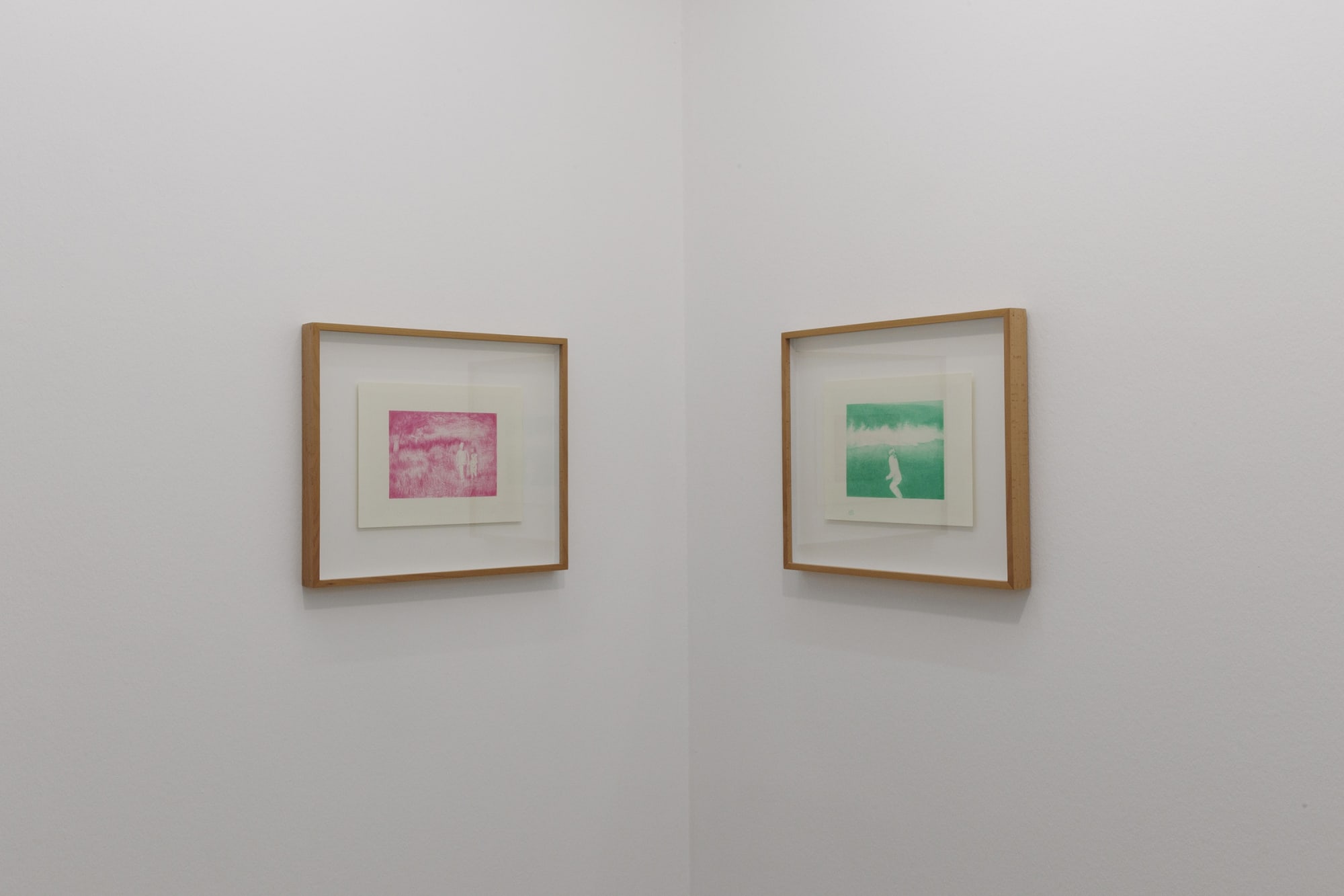 Installation View of Clouds Solo Exhibition of Works by Elahe Farzi.