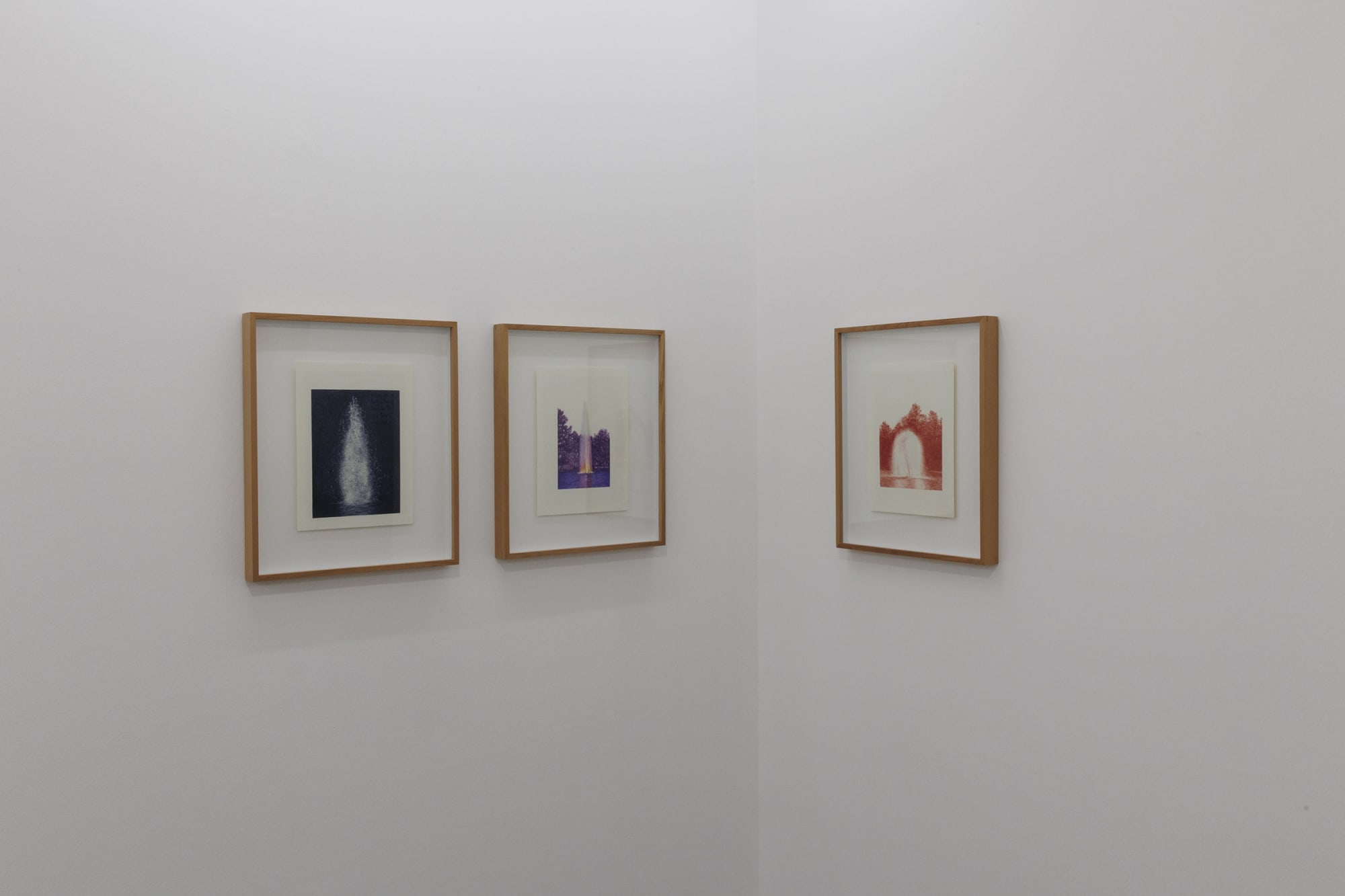 Installation View of Clouds Solo Exhibition of Works by Elahe Farzi.