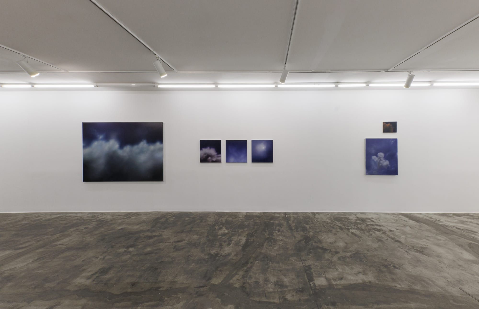 Installation View of Clouds Solo Exhibition of Works by Elahe Farzi.