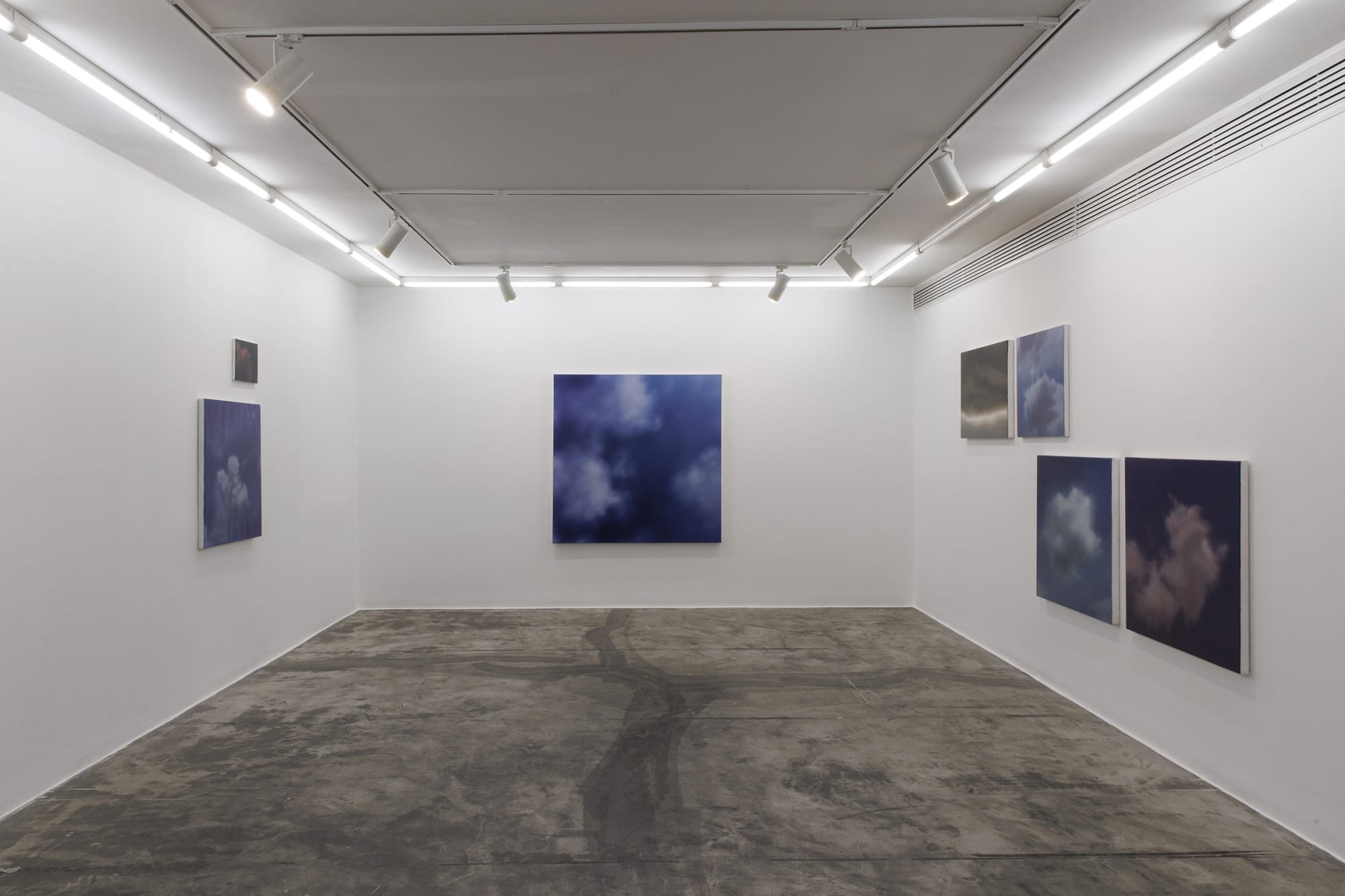 Installation View of Clouds Solo Exhibition of Works by Elahe Farzi.