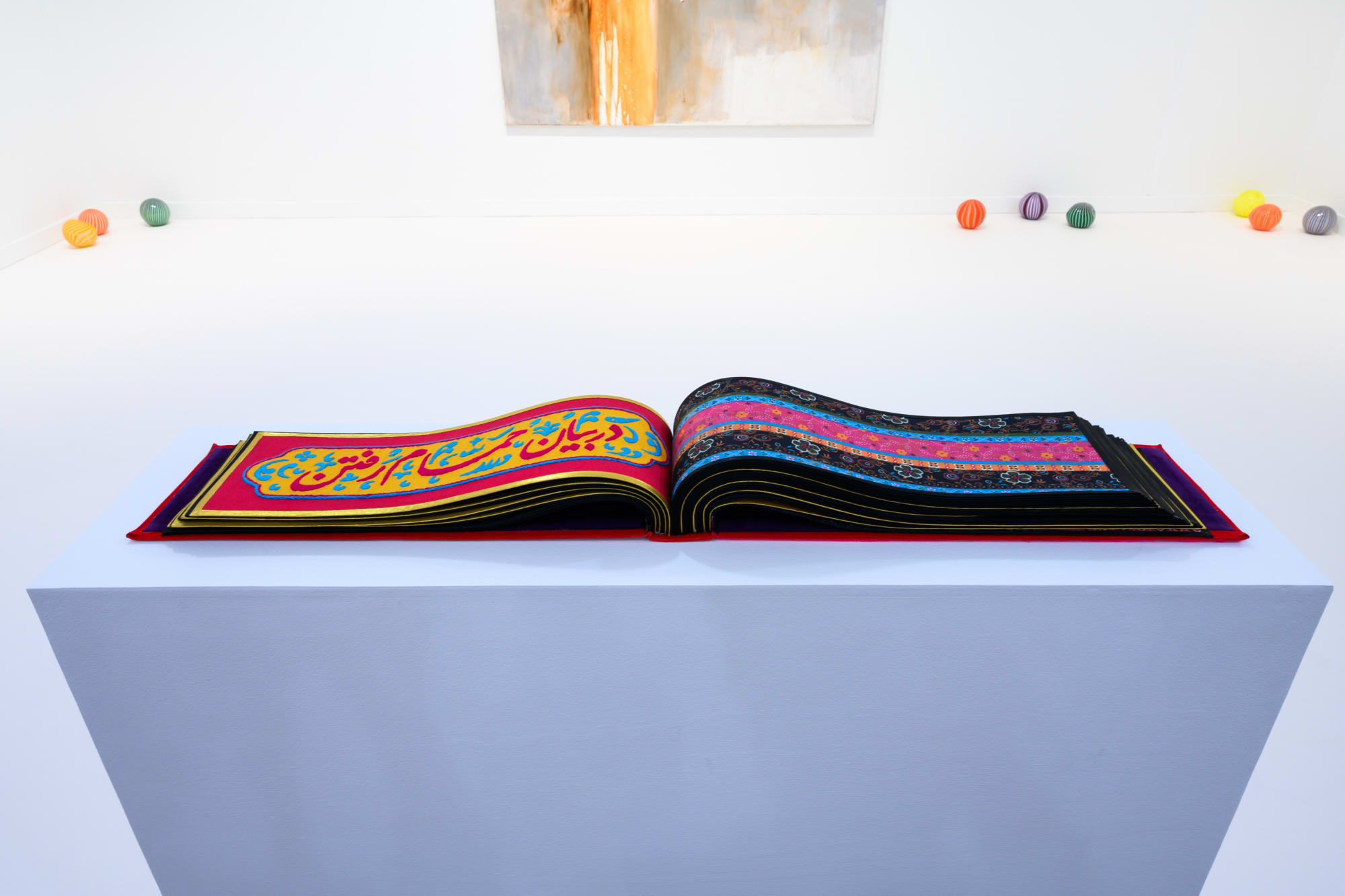 Installation View of Dastan's Booth at Frieze LA.