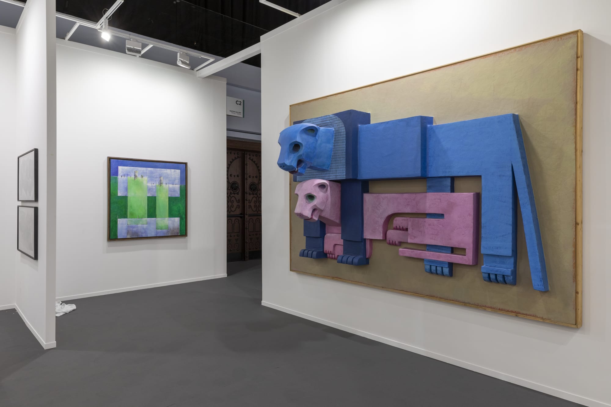 Installation View of Dastan's Booth at Art Dubai 2024.