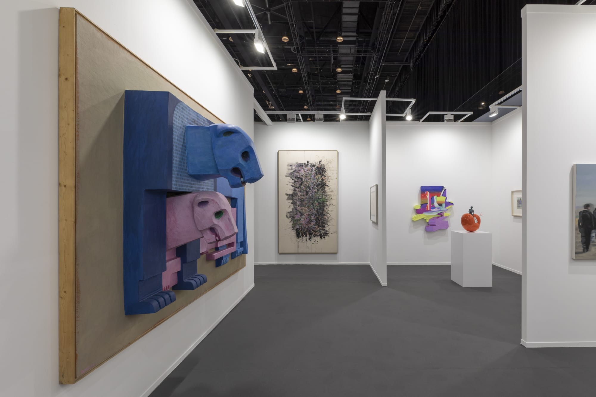 Installation View of Dastan's Booth at Art Dubai 2024.