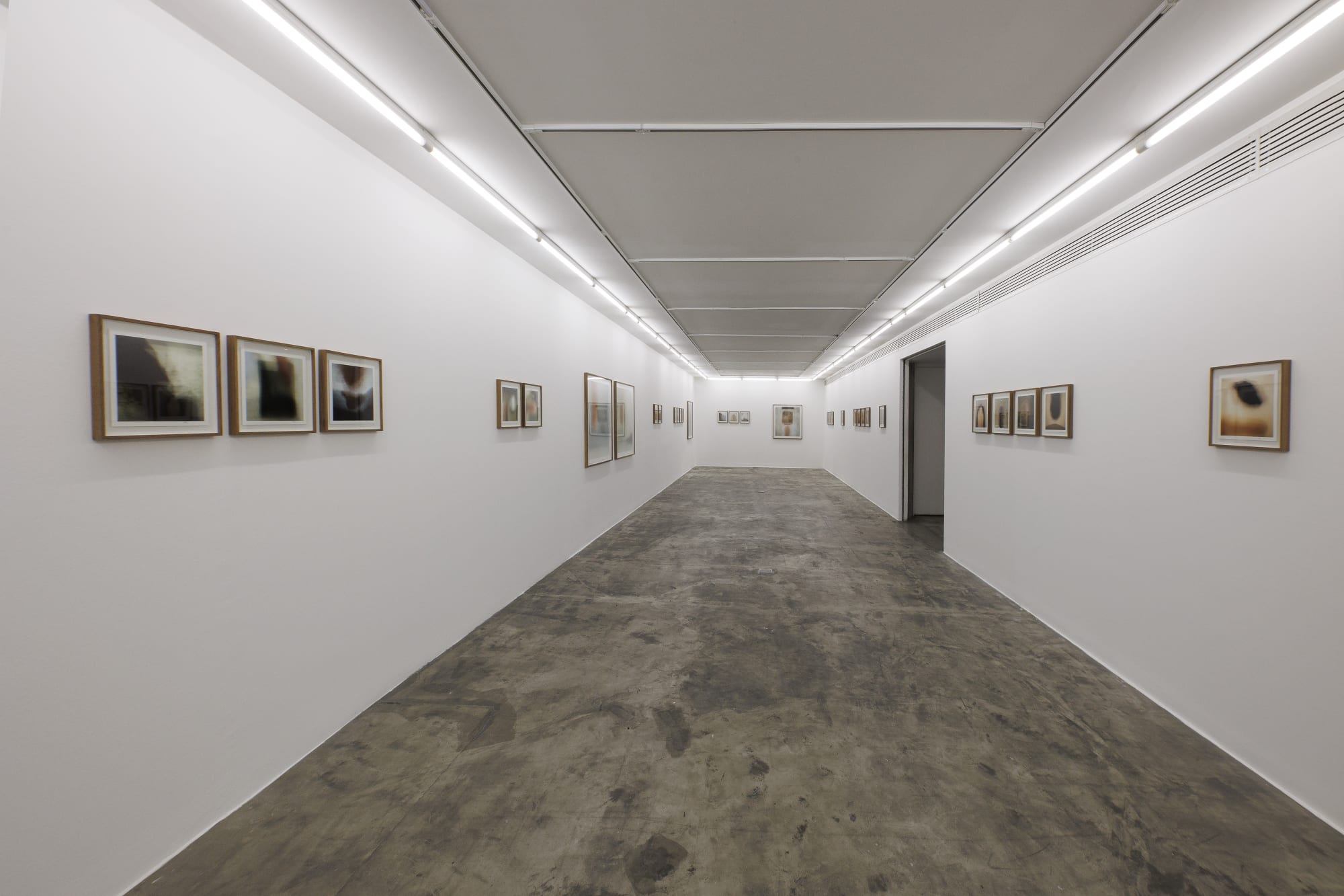 Installation view of The Syntax of Effeacement a solo exhibition of works by Mehran Mohajer.