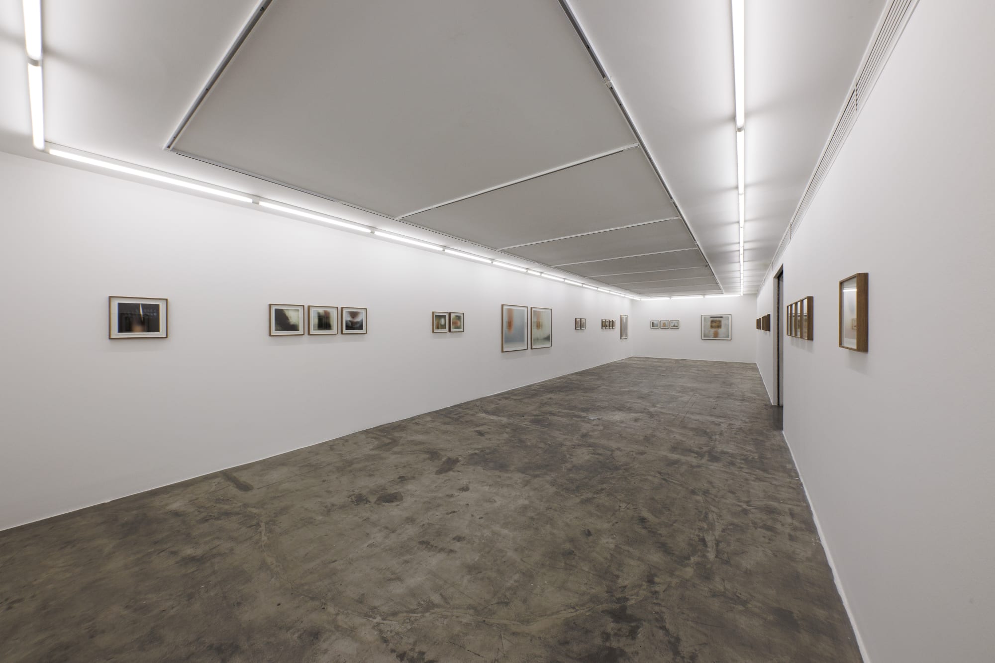 Installation view of The Syntax of Effeacement a solo exhibition of works by Mehran Mohajer.