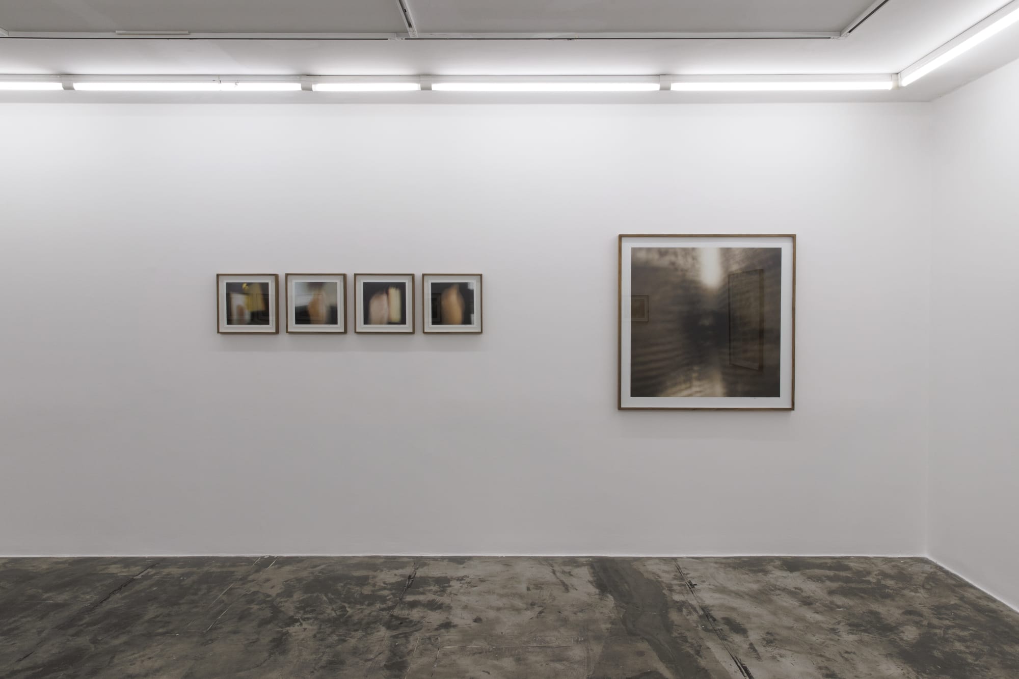 Installation view of The Syntax of Effeacement a solo exhibition of works by Mehran Mohajer.