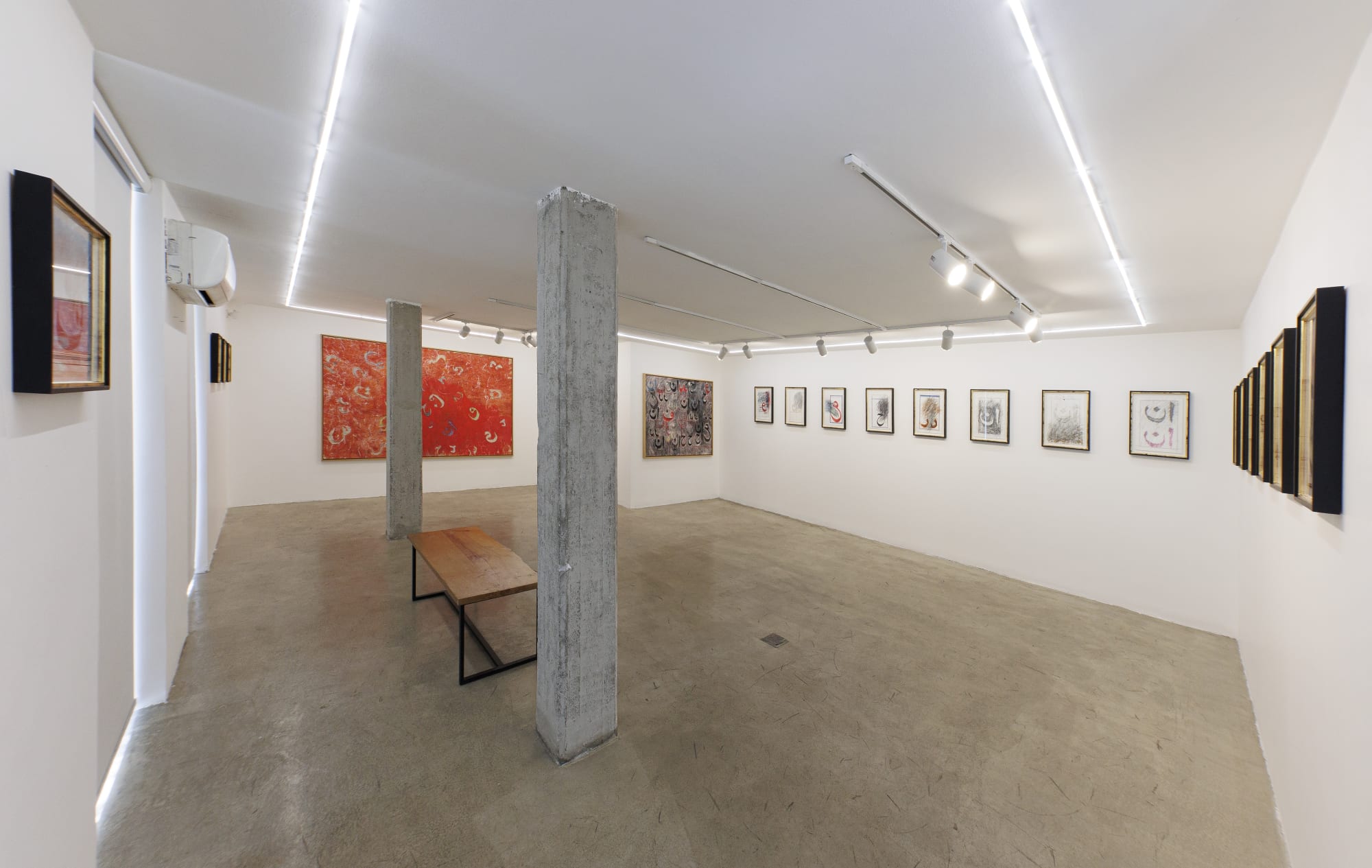 Installation View of For Nowrooz solo exhibition of works by Fereydoon Av.