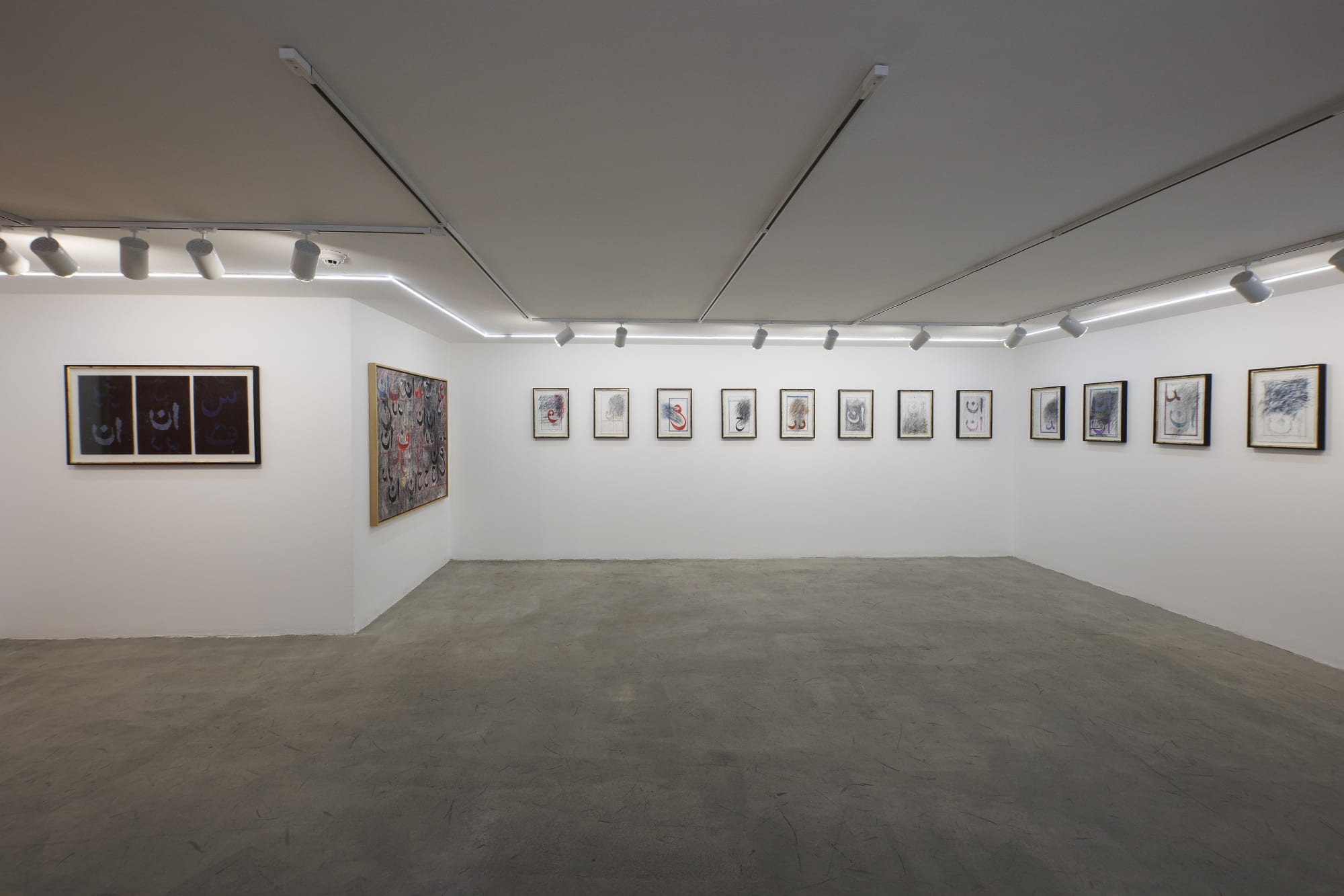 Installation View of For Nowrooz solo exhibition of works by Fereydoon Av.