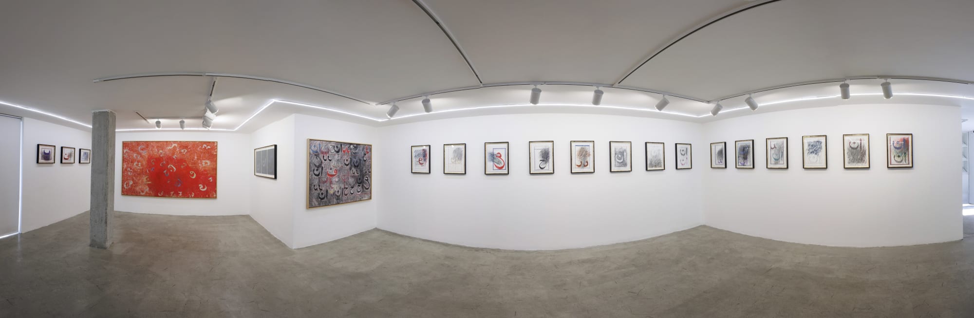 Installation View of For Nowrooz solo exhibition of works by Fereydoon Av.