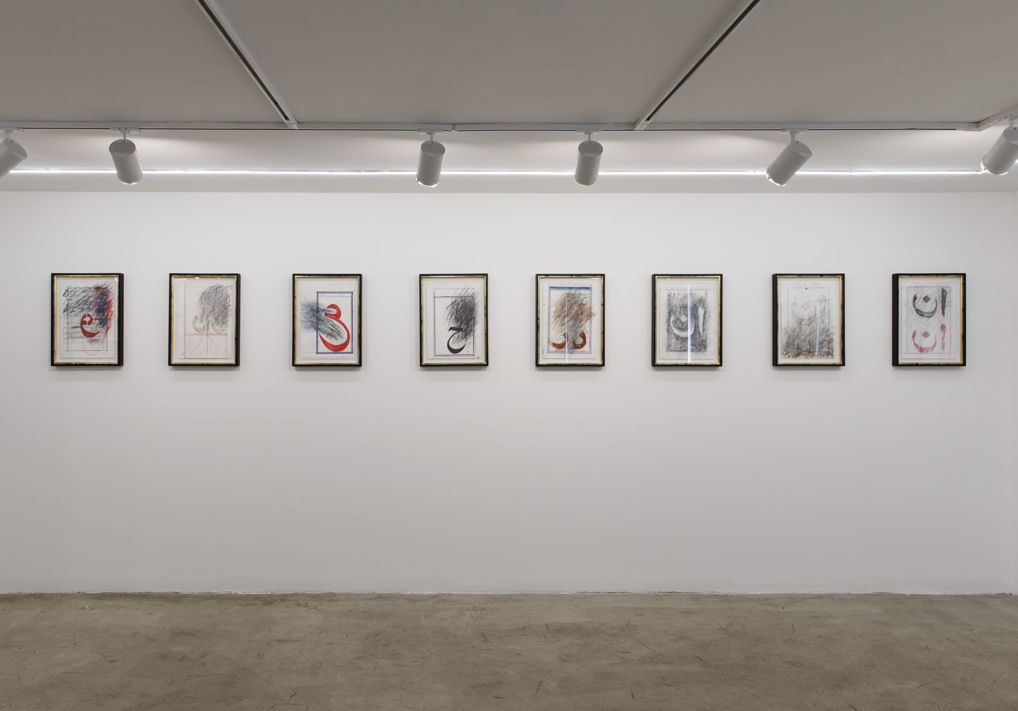 Installation View of For Nowrooz solo exhibition of works by Fereydoon Av.