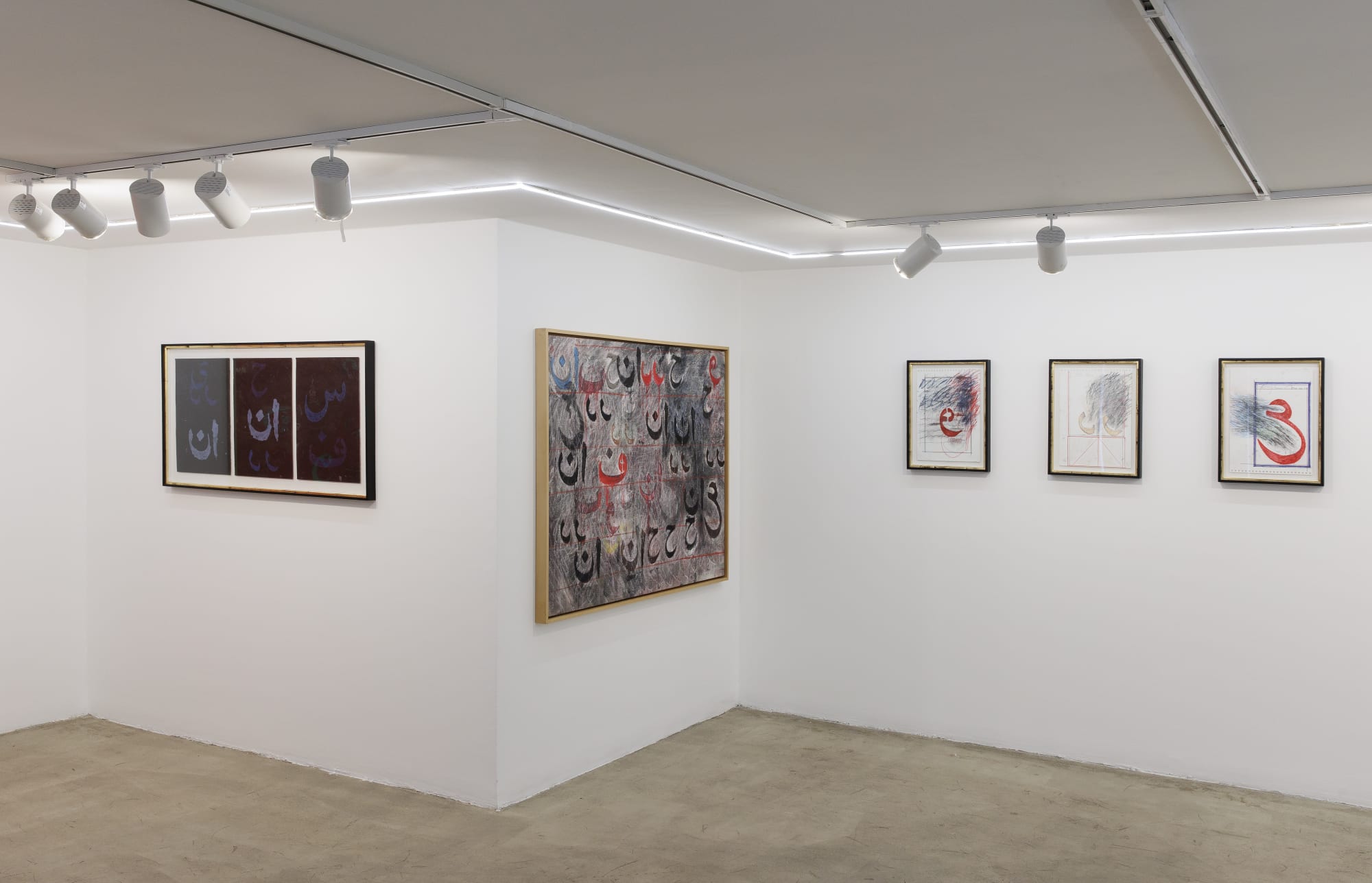 Installation View of For Nowrooz solo exhibition of works by Fereydoon Av.