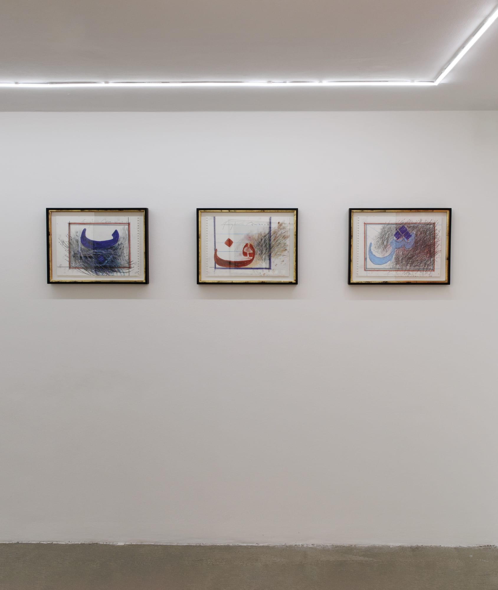 Installation View of For Nowrooz solo exhibition of works by Fereydoon Av.