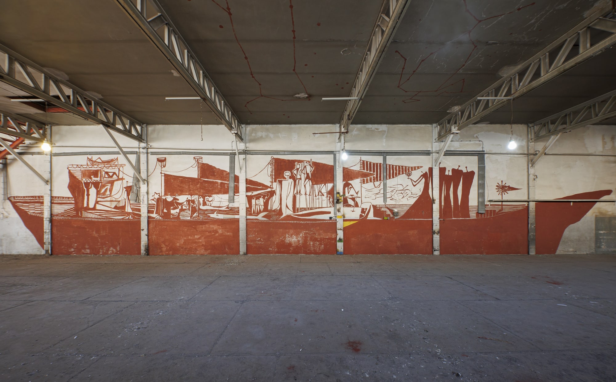 Installation View of Mirza Hamid's Shelter solo exhibition of works by Mirza Hamid.