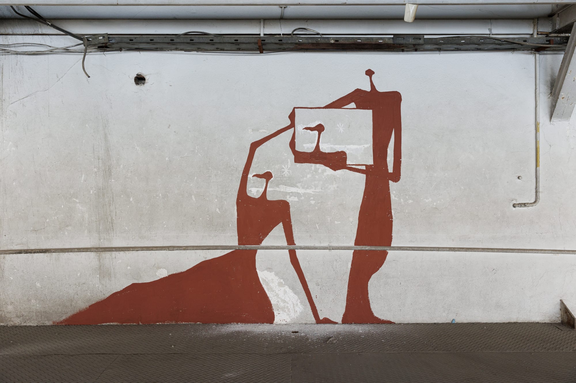 Installation View of Mirza Hamid's Shelter solo exhibition of works by Mirza Hamid.