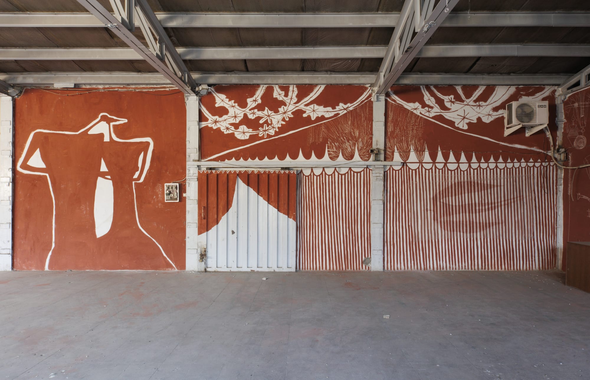 Installation View of Mirza Hamid's Shelter solo exhibition of works by Mirza Hamid.