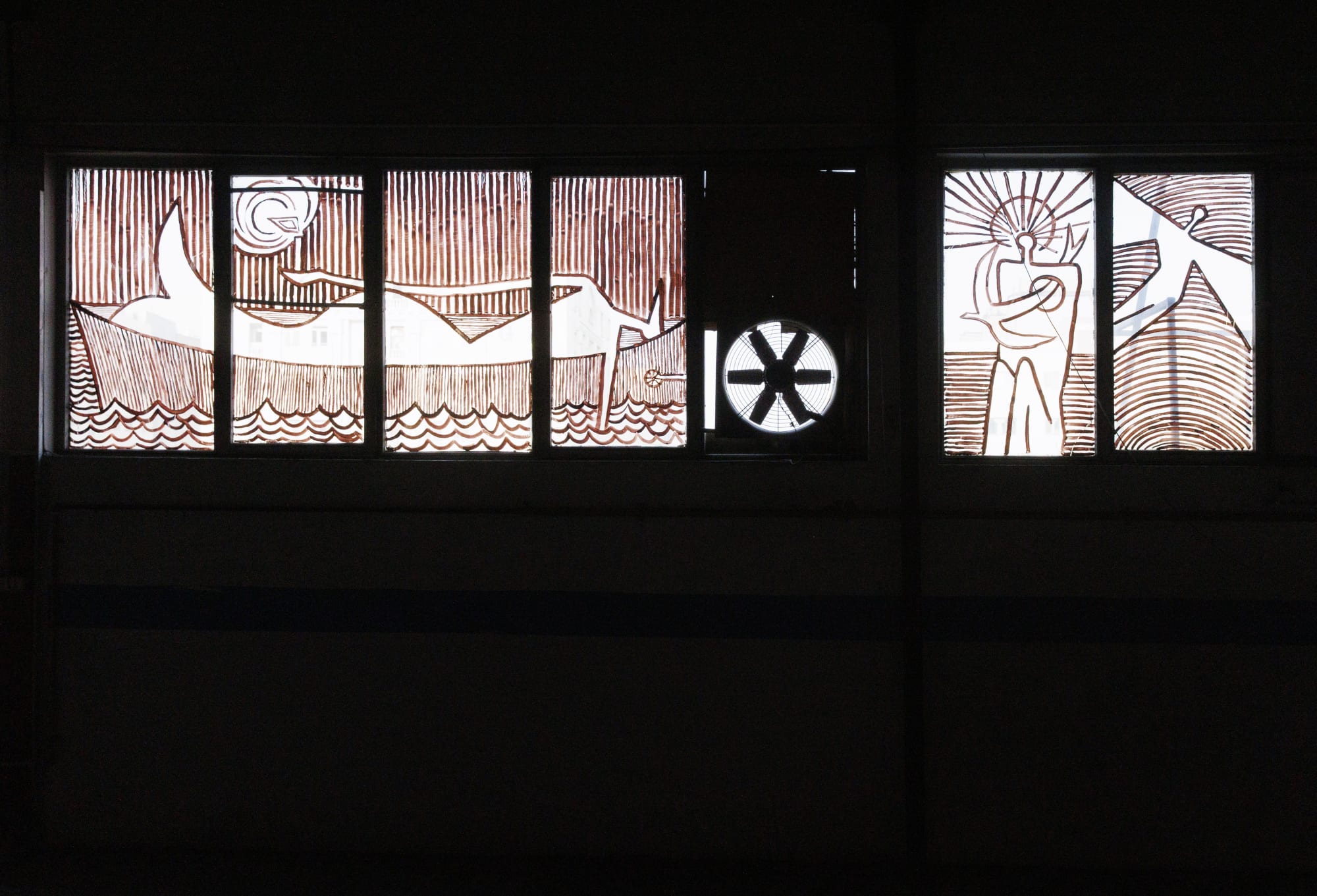 Installation View of Mirza Hamid's Shelter solo exhibition of works by Mirza Hamid.