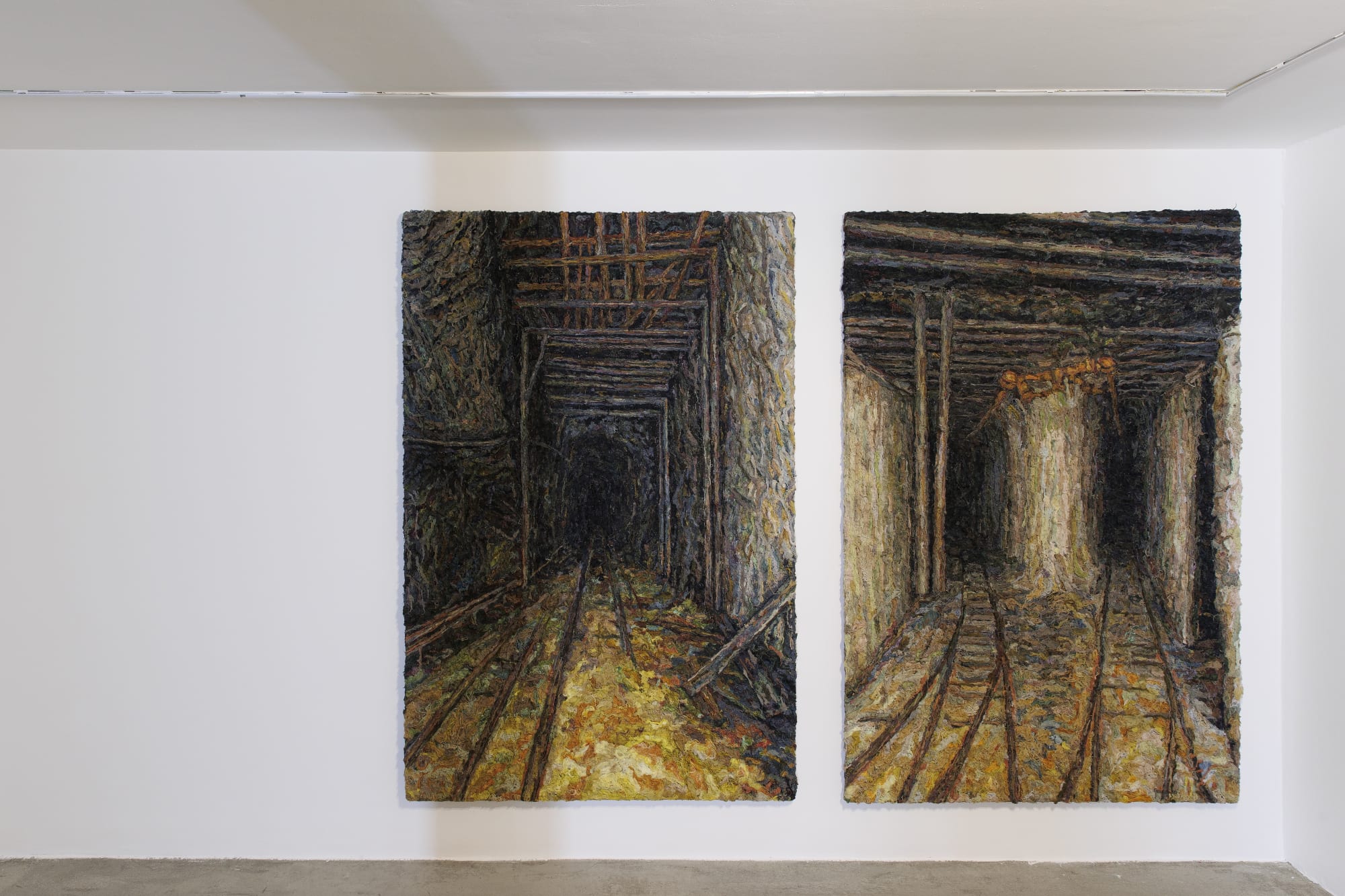 Installation View of In Silent Expanse a solo exhibition of works by Nasrin Maleksabet.