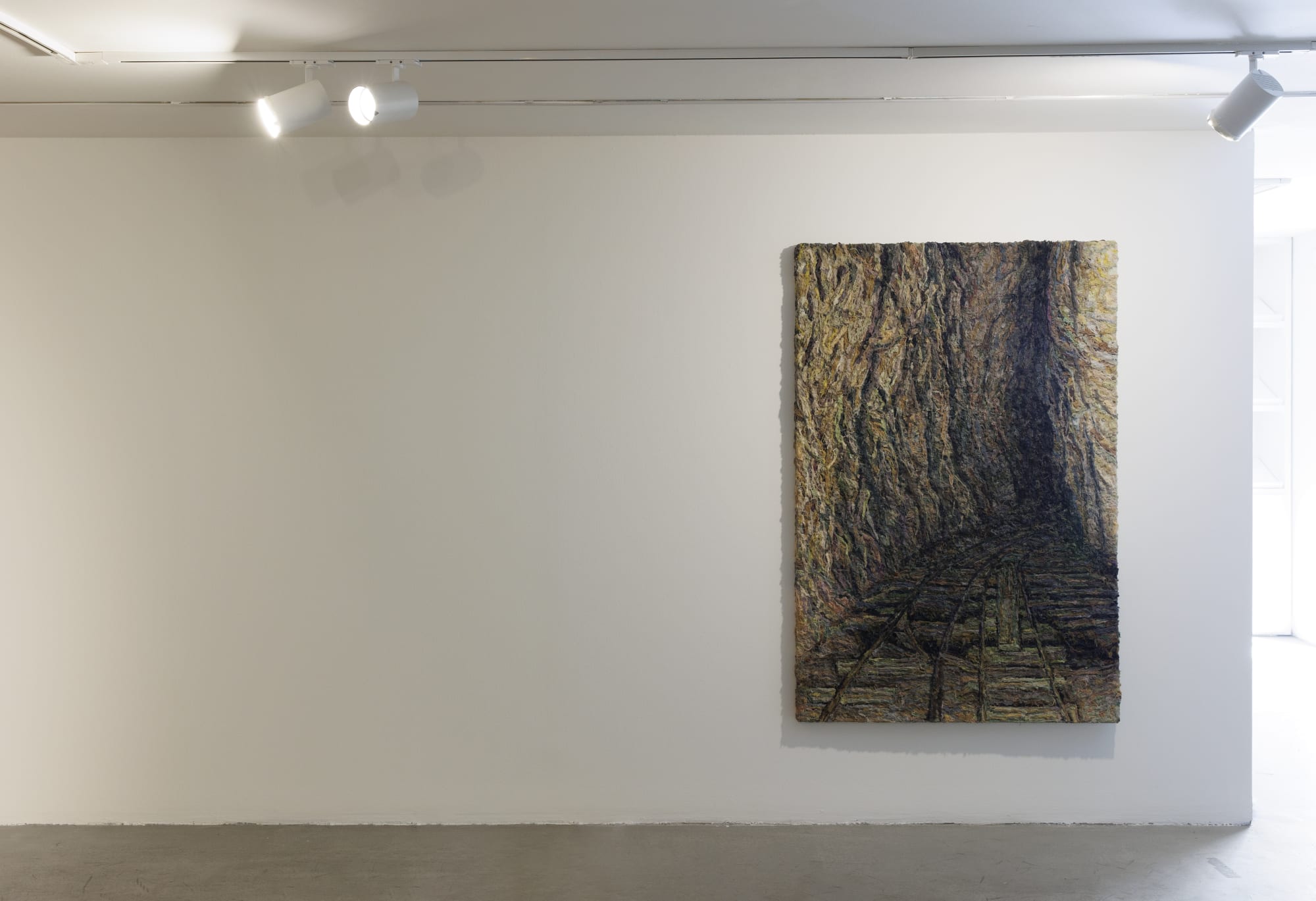 Installation View of In Silent Expanse a solo exhibition of works by Nasrin Maleksabet.