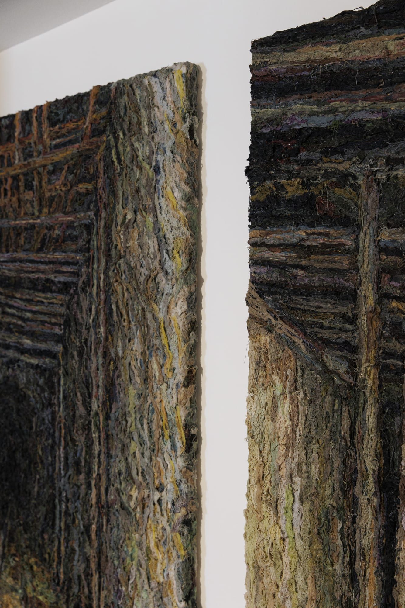 Installation View of In Silent Expanse a solo exhibition of works by Nasrin Maleksabet.