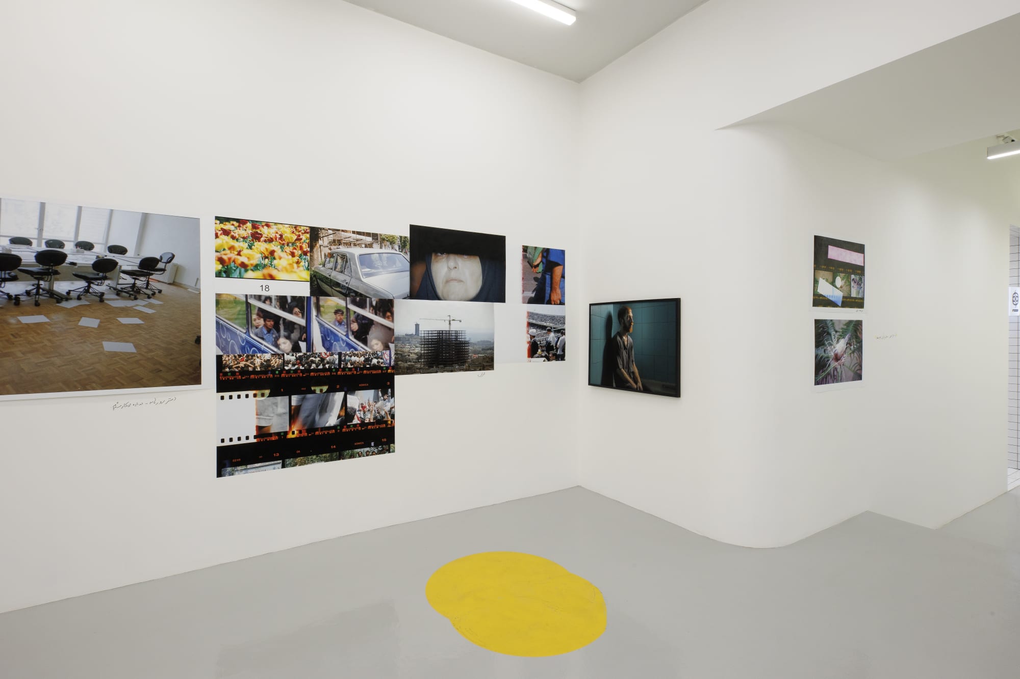 Installation view of "And They Laughed at Me'" a solo exhibition of works by Newsha Tavakolian.