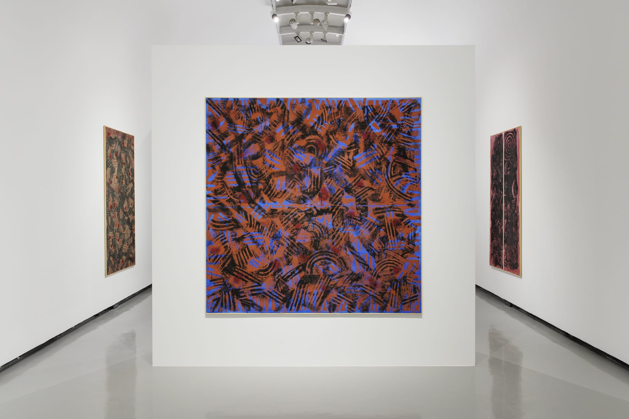 Installation view of Mohsen Vaziri Moghaddam>100 a solo show of works by Mohsen Vaziri Moghaddam.