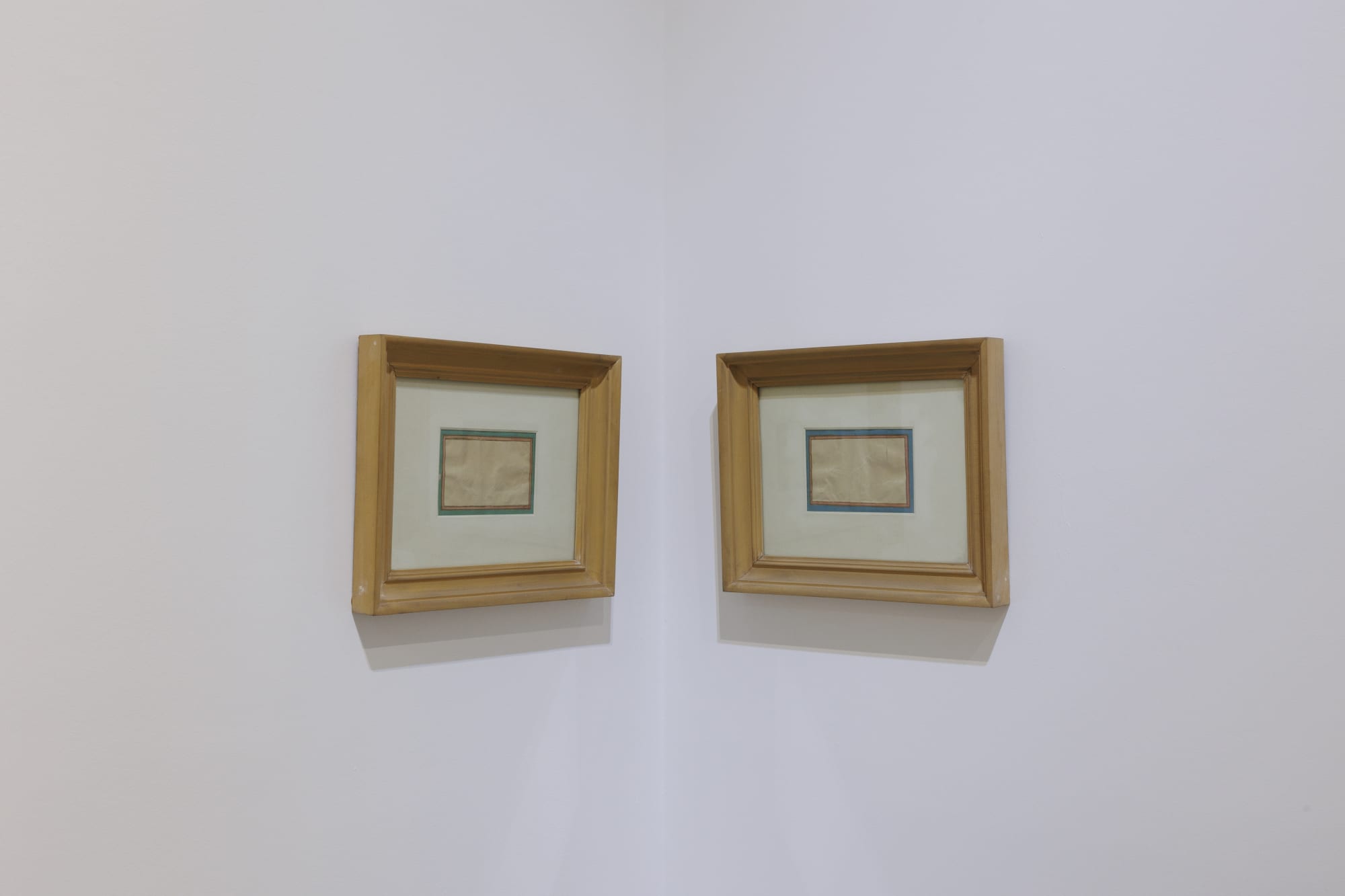 Installation view of "Trace" a group show of works by Reza Lavassani , Vahid Hakim , Ghazaleh Hedayat , Razieh Sedighian , and Nasser Javaherpour.