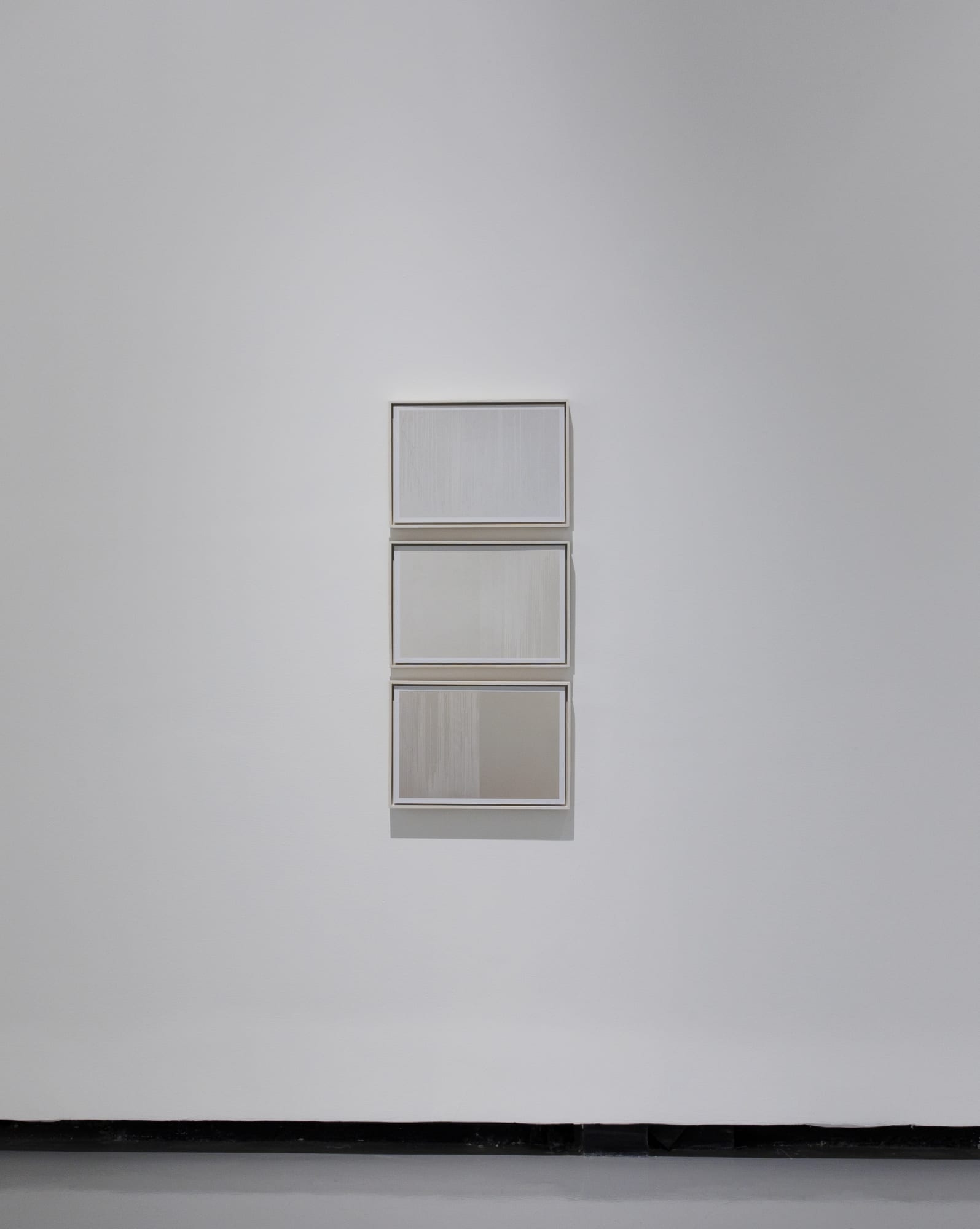 Installation view of "Trace" a group show of works by Reza Lavassani , Vahid Hakim , Ghazaleh Hedayat , Razieh Sedighian , and Nasser Javaherpour.